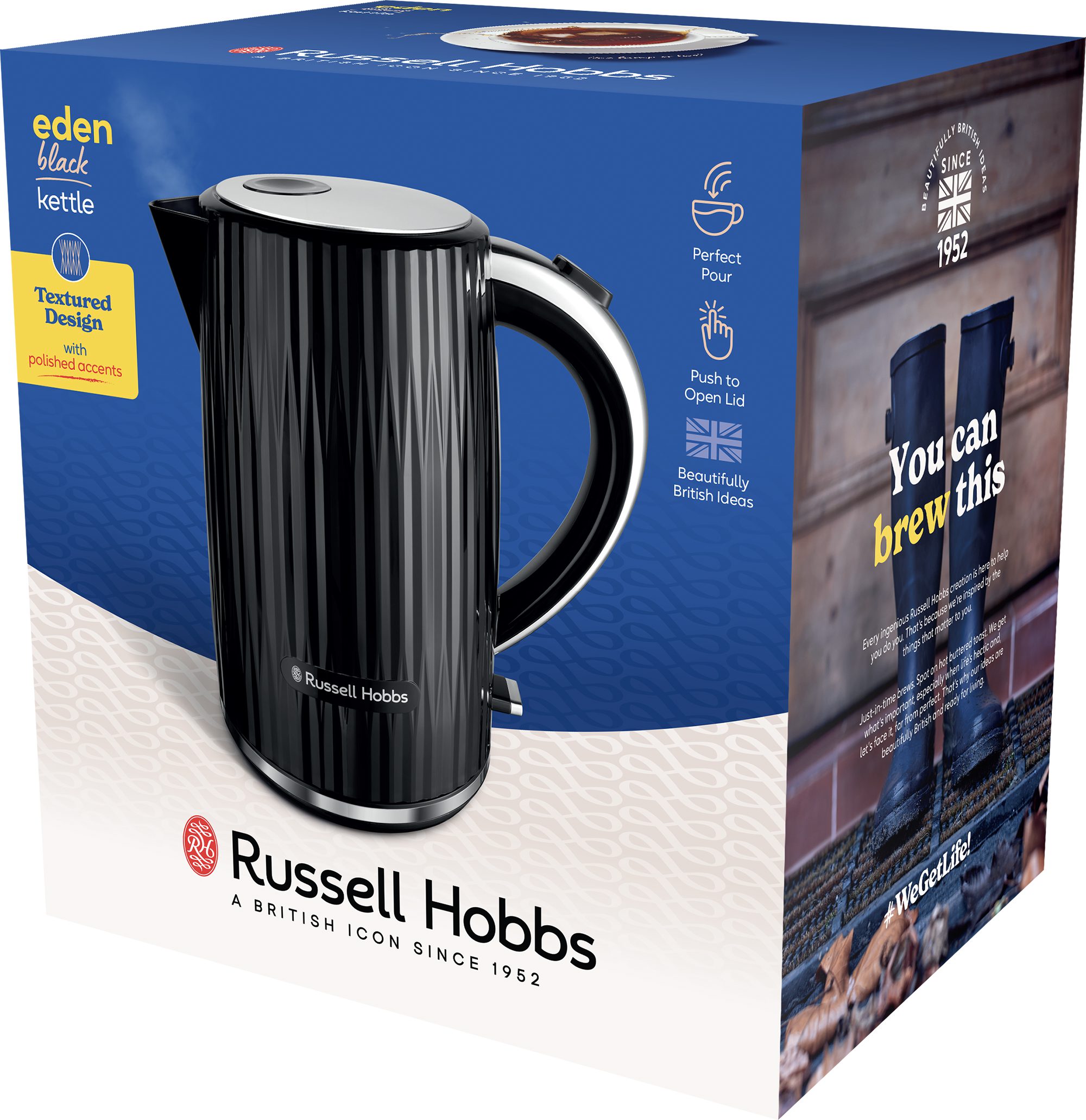 RUSSELL HOBBS 27361-70/RH Eden fekete vízforraló 1,7 literes kapacitással – 12. kép