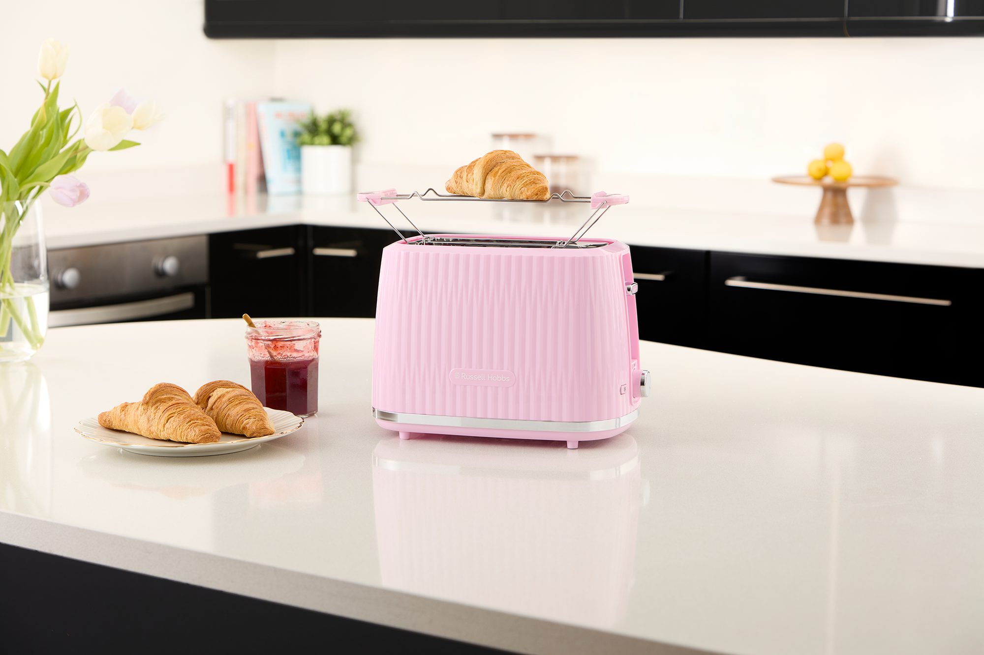 RUSSELL HOBBS 27372-56/RH Eden kétszeletes kenyérpirító, málna – 8. kép