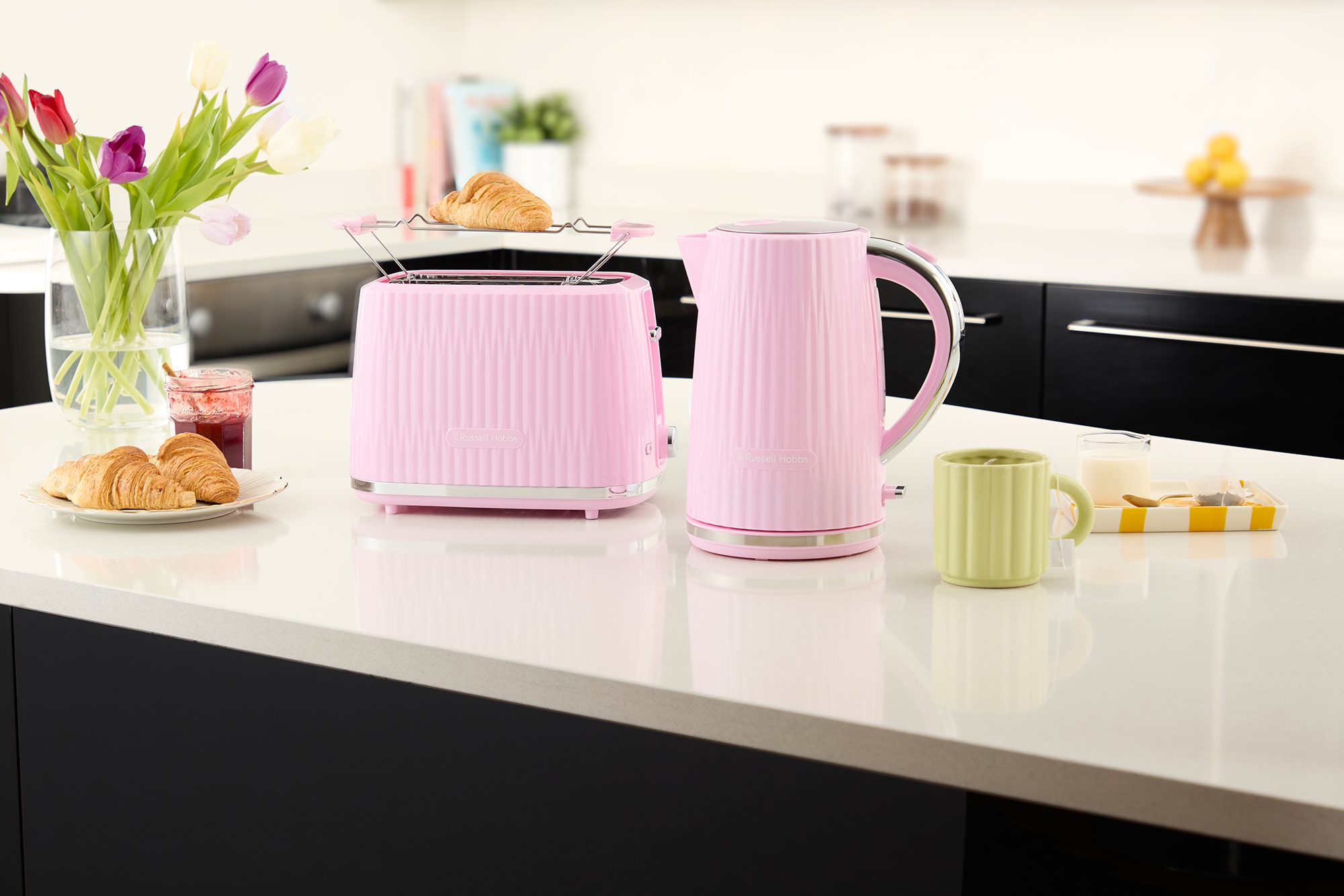 RUSSELL HOBBS 27372-56/RH Eden kétszeletes kenyérpirító, málna – 9. kép