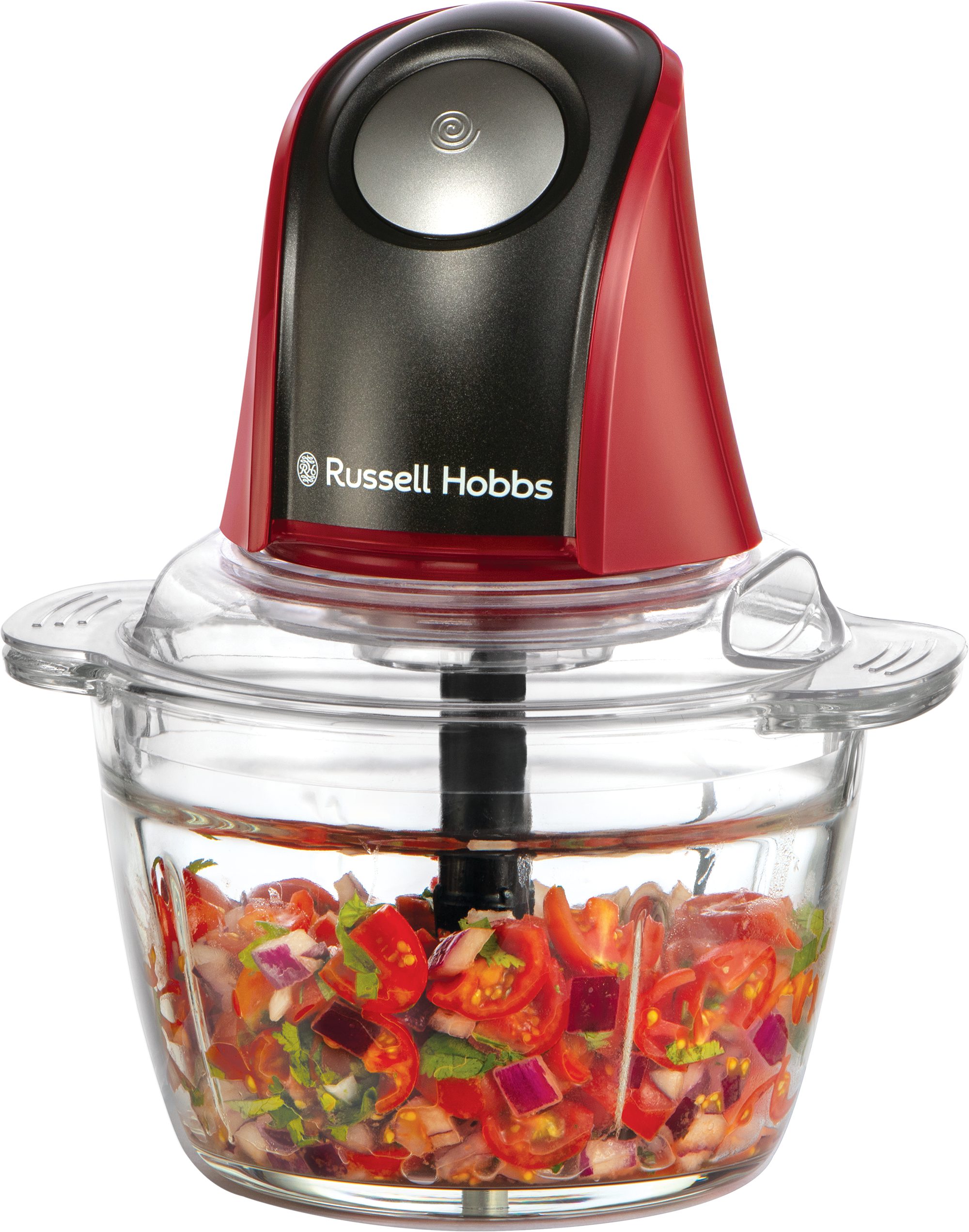 RUSSELL HOBBS 27130-56/RH Desire Red mini aprító üvegtállal – 2. kép