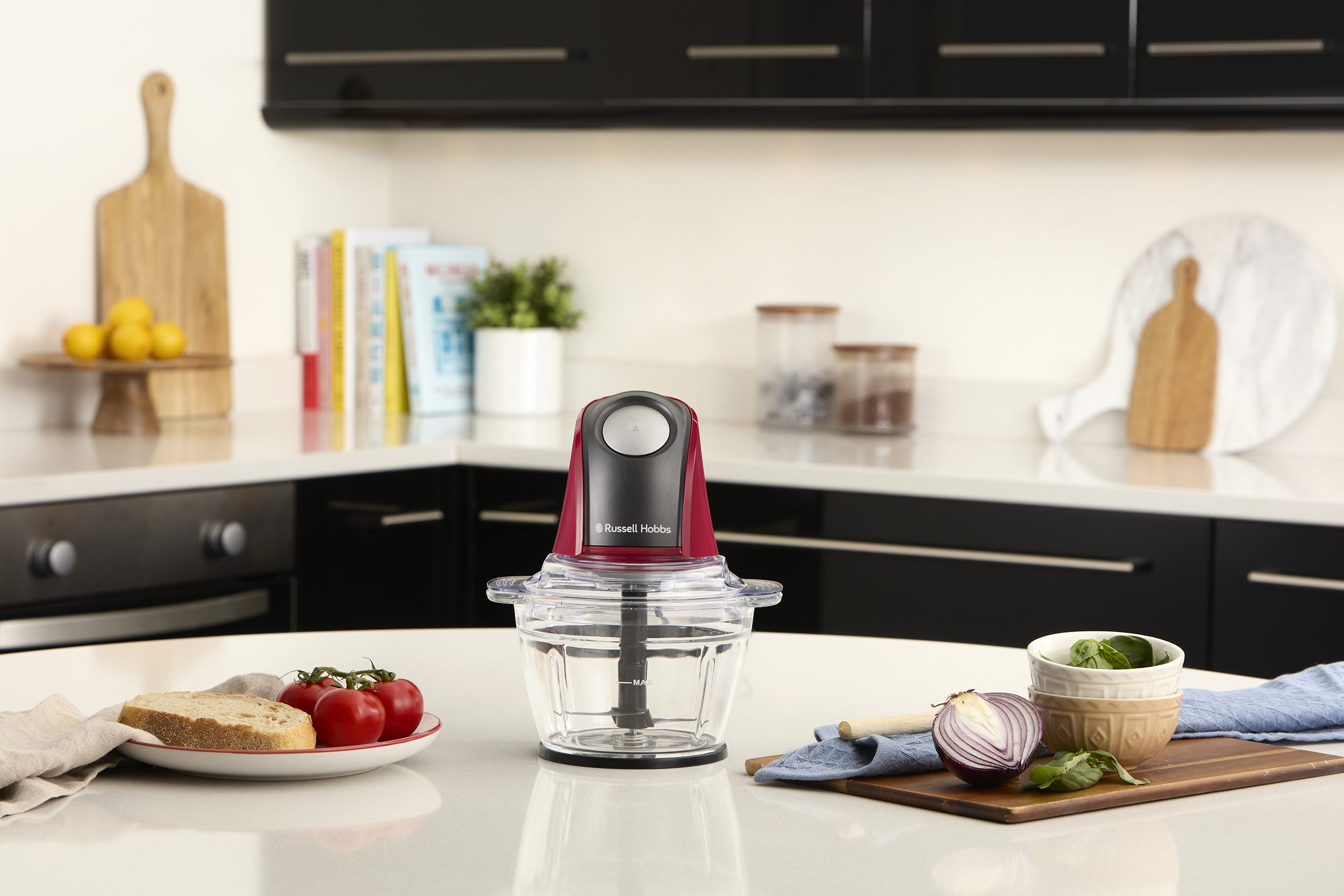 RUSSELL HOBBS 27130-56/RH Desire Red mini aprító üvegtállal – 9. kép
