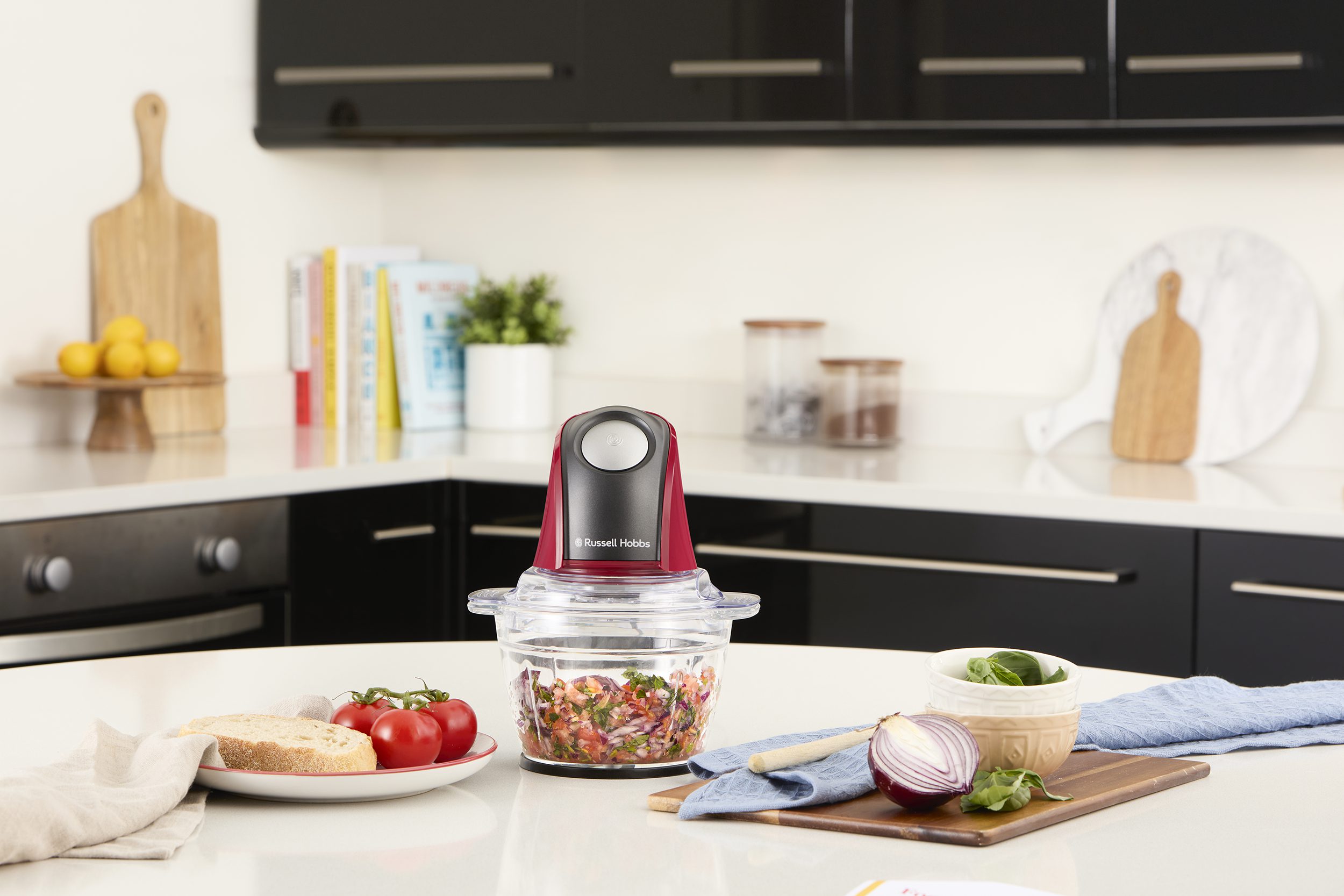 RUSSELL HOBBS 27130-56/RH Desire Red mini aprító üvegtállal – 10. kép