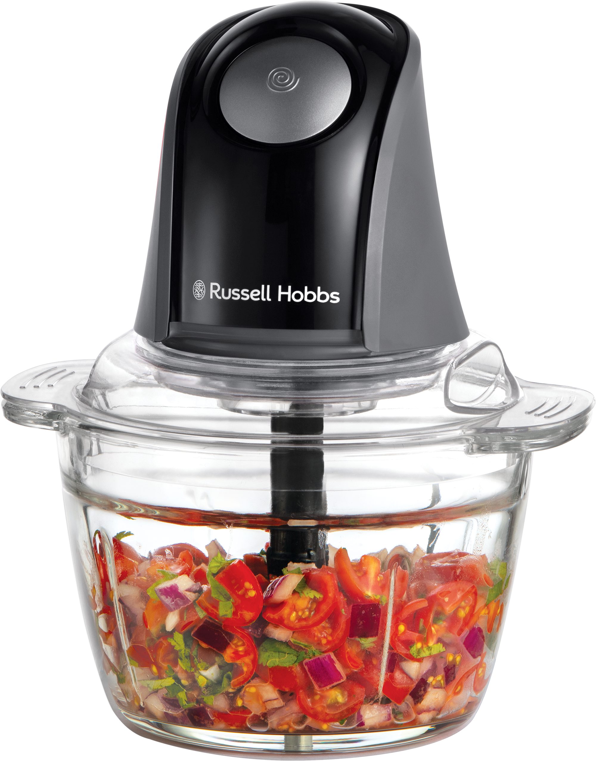 RUSSELL HOBBS 27131-56/RH Desire Matte Charcoal mini aprító üvegtállal – 2. kép