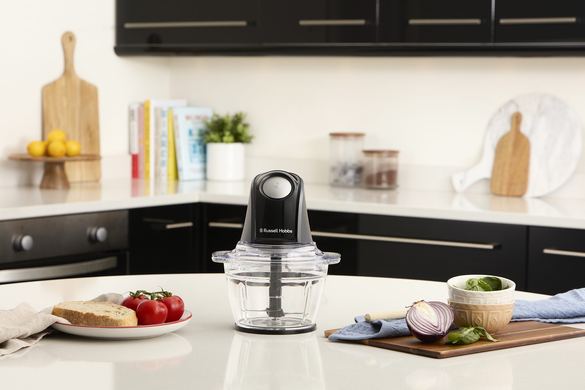 RUSSELL HOBBS 27131-56/RH Desire Matte Charcoal mini aprító üvegtállal – 9. kép