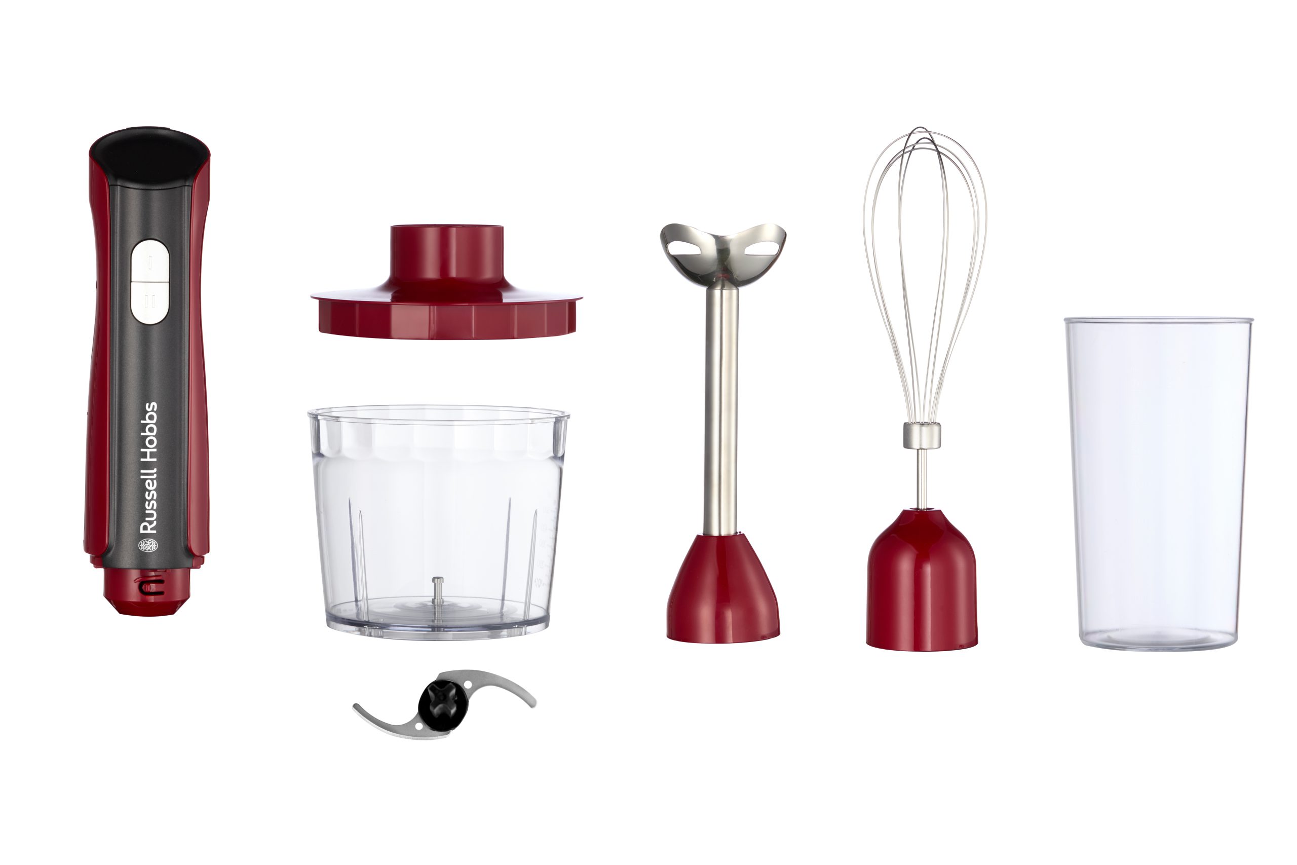 RUSSELL HOBBS 27140-56/RH Desire Red 3 az 1-ben botmixer tartozékokkal, 500 W – 4. kép