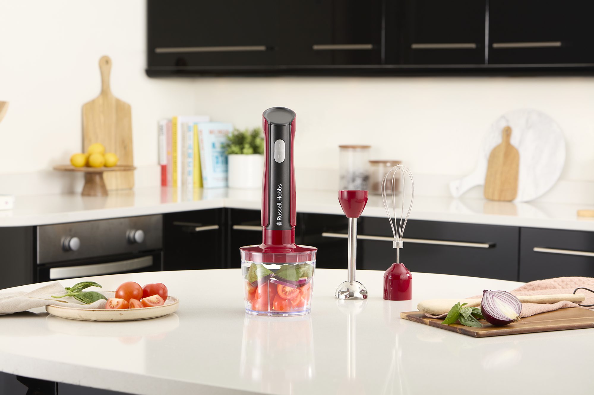 RUSSELL HOBBS 27140-56/RH Desire Red 3 az 1-ben botmixer tartozékokkal, 500 W – 10. kép