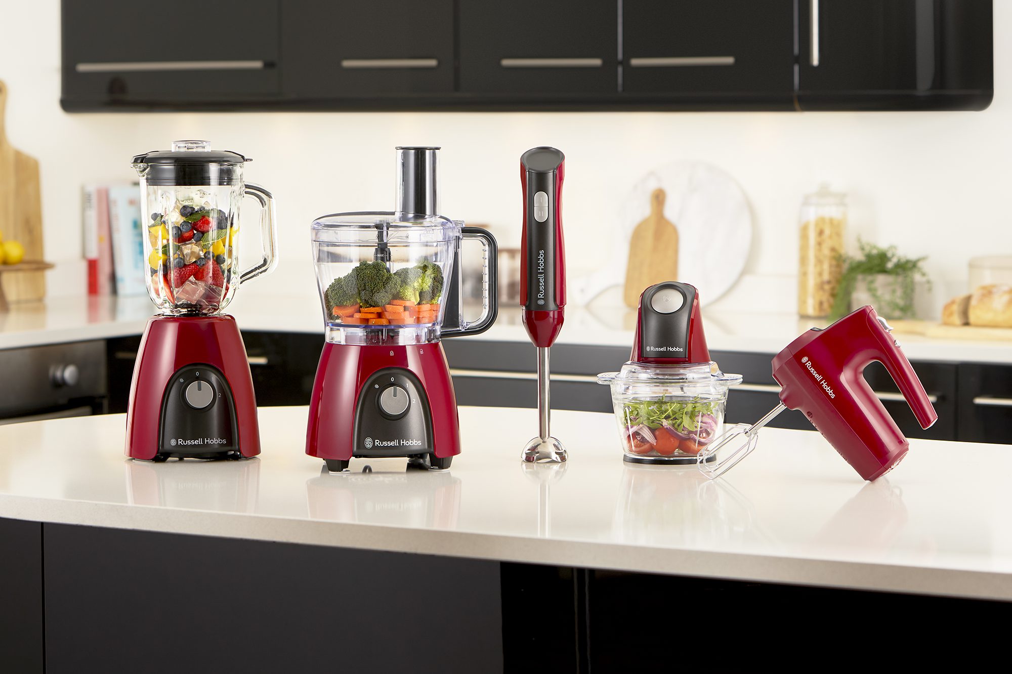 RUSSELL HOBBS 27140-56/RH Desire Red 3 az 1-ben botmixer tartozékokkal, 500 W – 13. kép