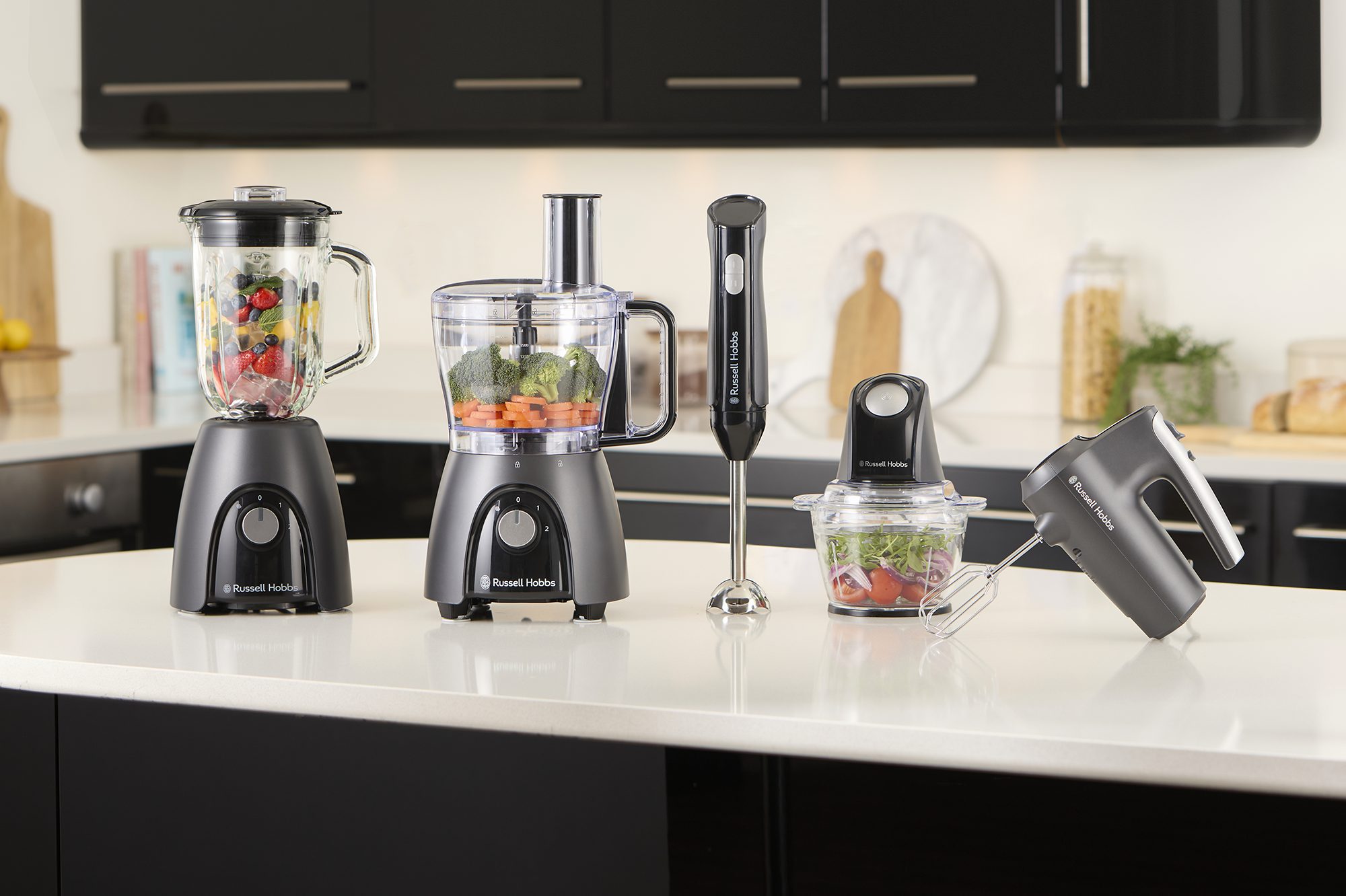 RUSSELL HOBBS 27141-56/RH Desire Matte Charcoal 3 az 1-ben botmixer 500 W – 10. kép