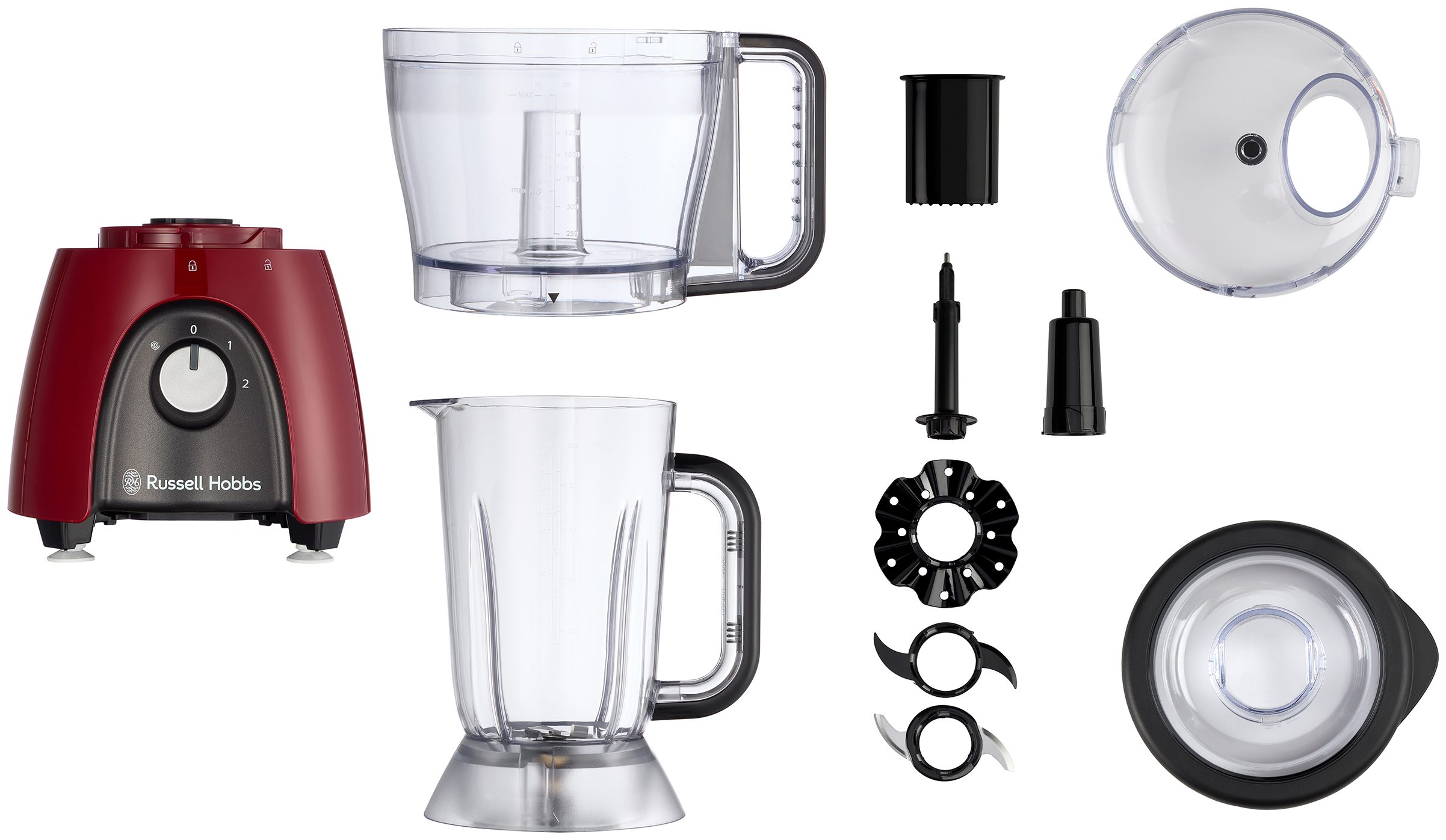 RUSSELL HOBBS 27110-56/RH Desire Red multifunkciós konyhai robotgép – 8. kép