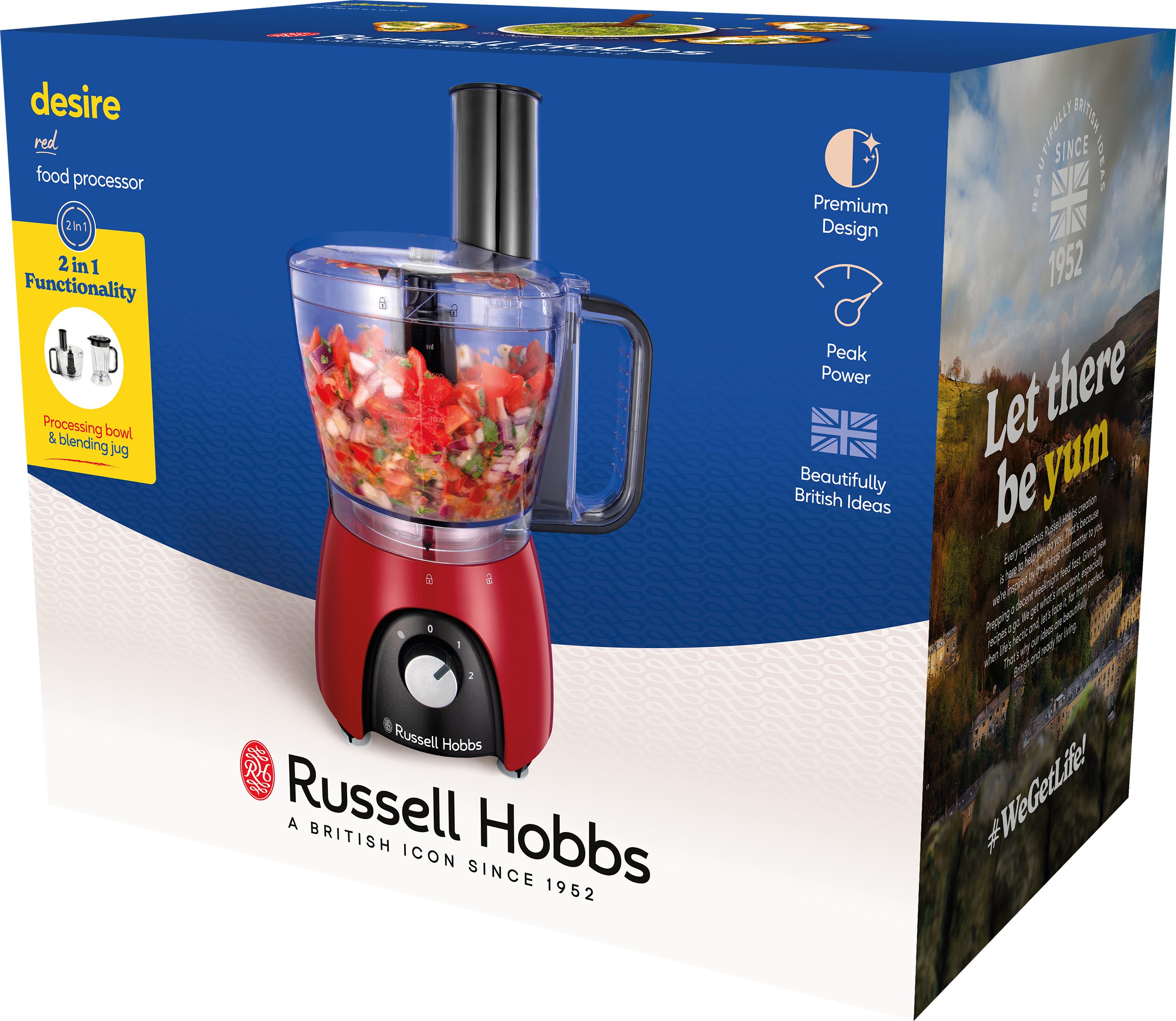 RUSSELL HOBBS 27110-56/RH Desire Red multifunkciós konyhai robotgép – 15. kép
