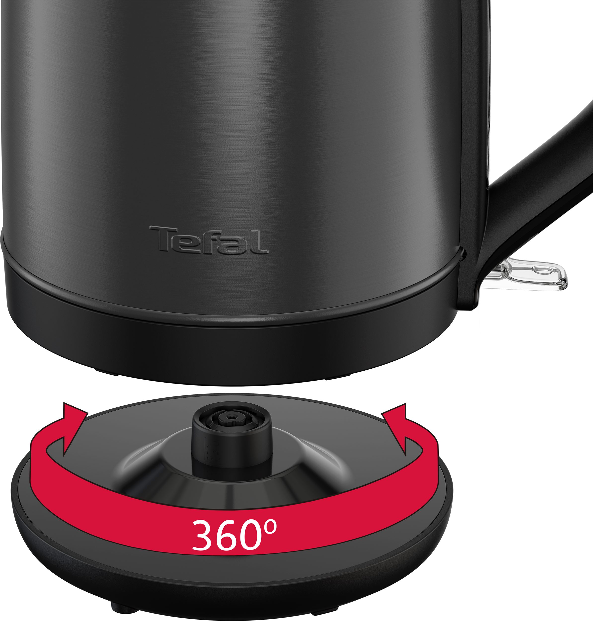 TEFAL KO5S08E0 Subito fekete nemesacél vízforraló, 1,7 l – 3. kép
