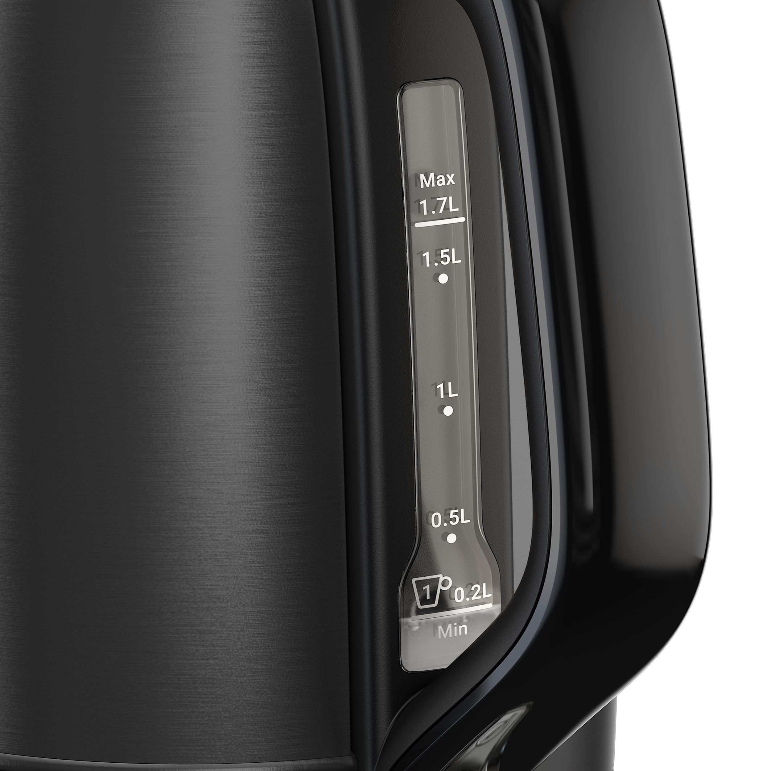 TEFAL KO5S08E0 Subito fekete nemesacél vízforraló, 1,7 l – 4. kép