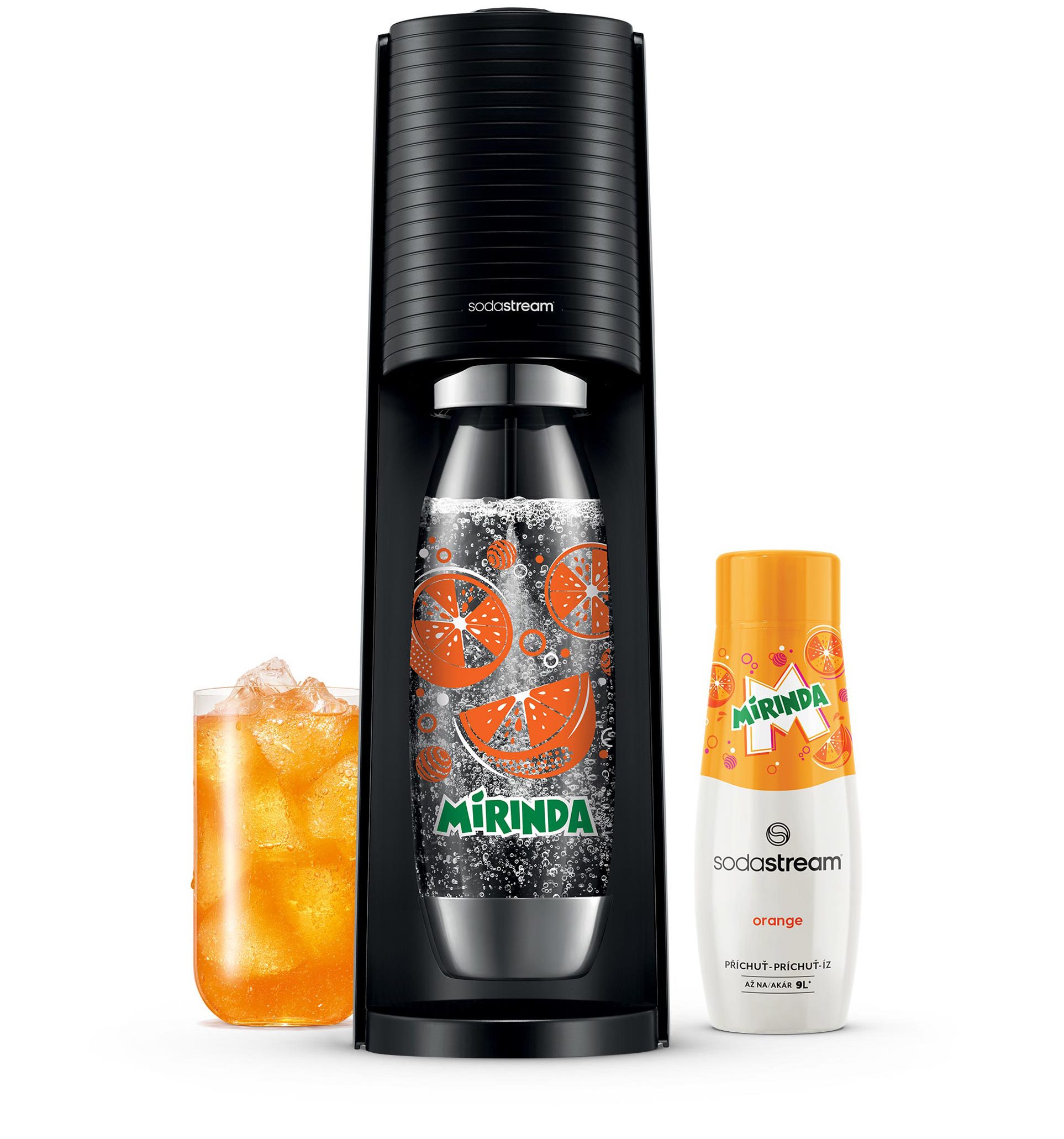 SODA STREAM SM TERRA Black MIRINDA MegaPack fekete szódagép szett – 2. kép