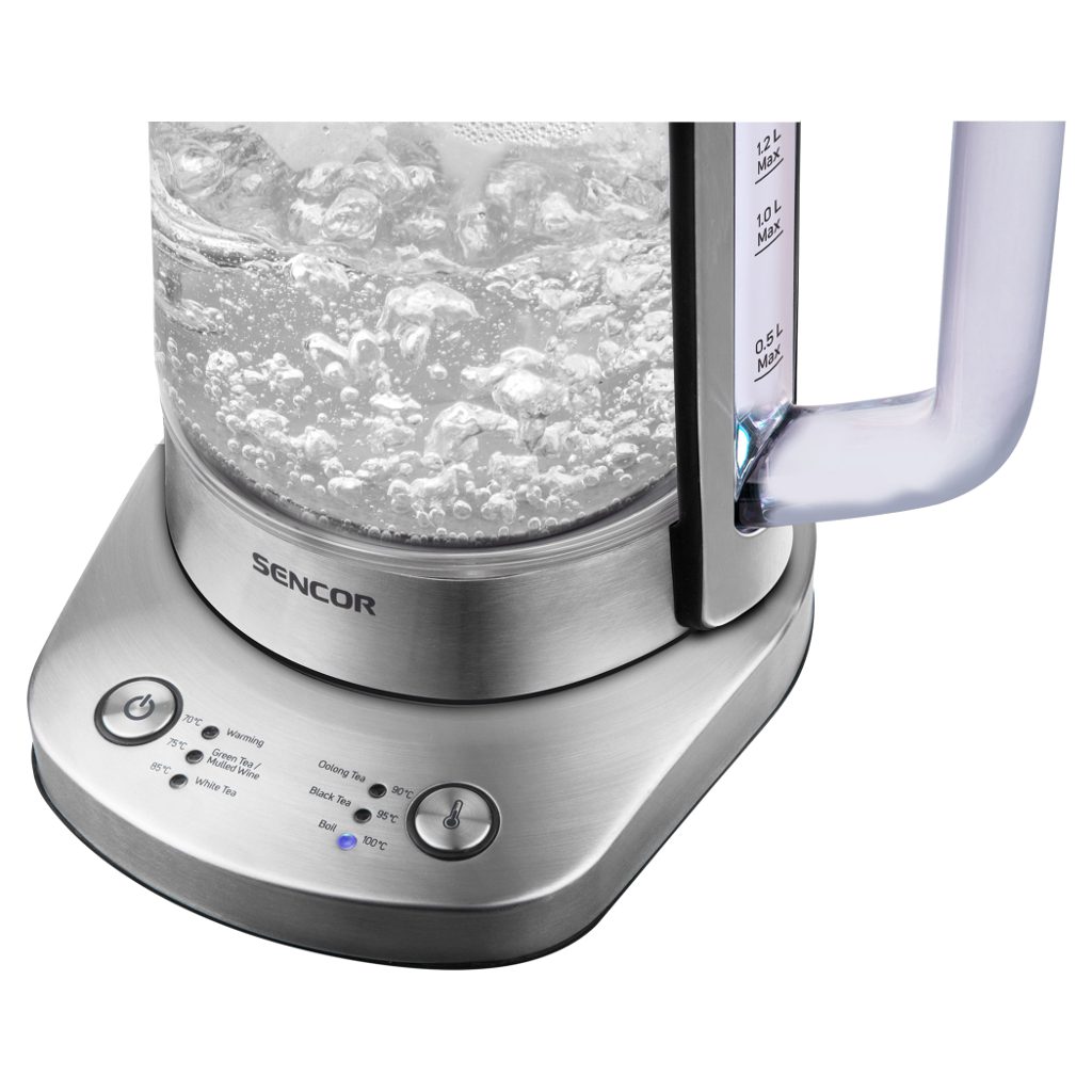 SENCOR SWK 1590SS okos vízforraló teakészítő funkcióval, 1,5 l – 3. kép