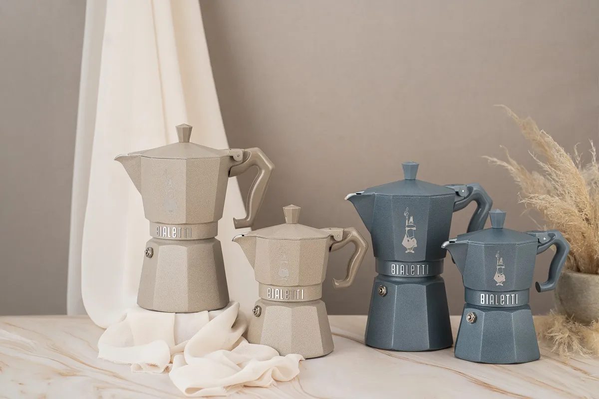 BIALETTI 9078 Moka Exclusive indukciós kotyogós kávéfőző, homok, 6 adagos – 5. kép