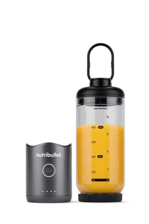 NUTRIBULLET NBP013GM hordozható turmixgép 590 ml-es pohárral, szürke – 2. kép