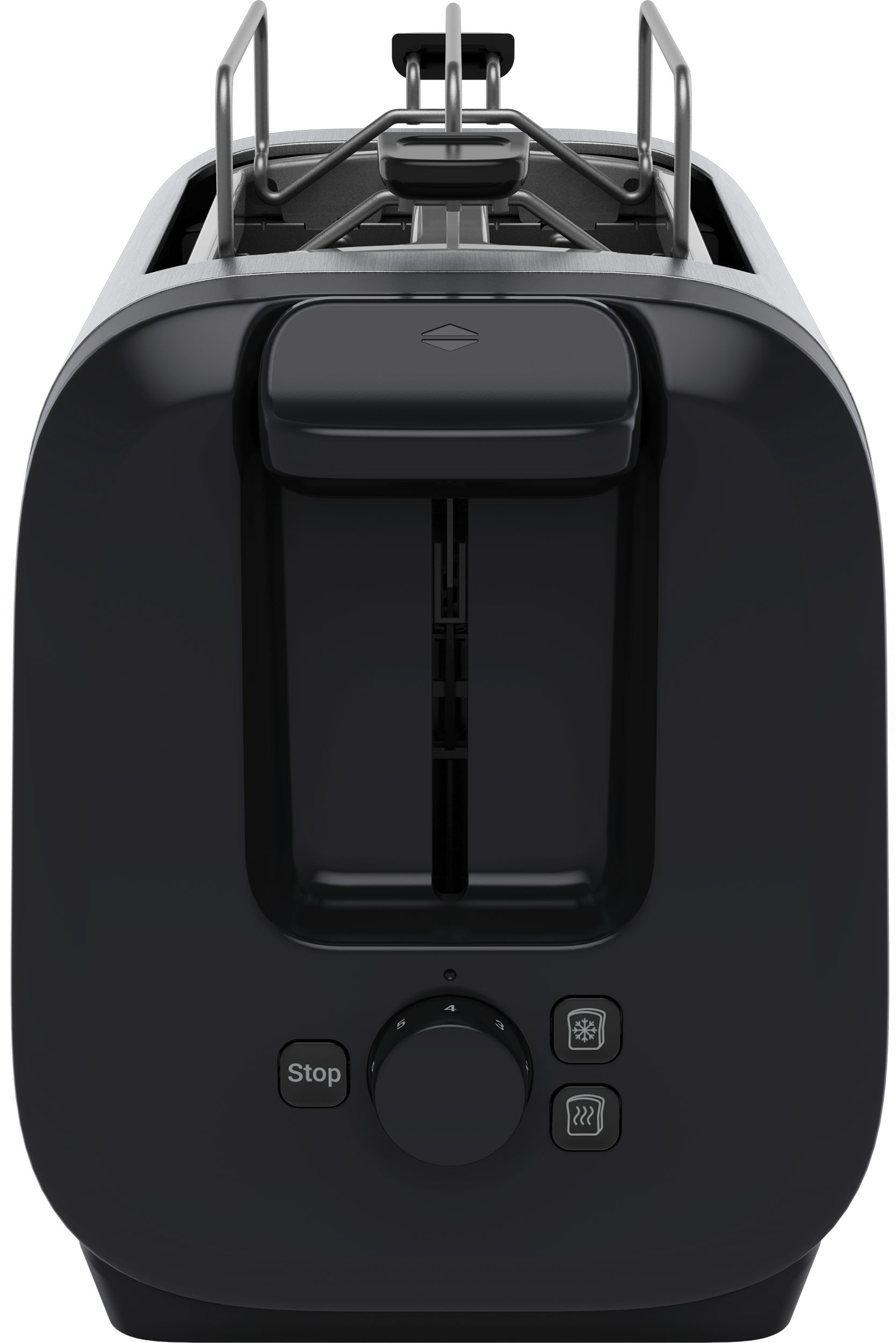 TEFAL TT5S1DE0 Subito kétrekeszes kenyérpirító, rozsdamentes acél és fekete – 2. kép