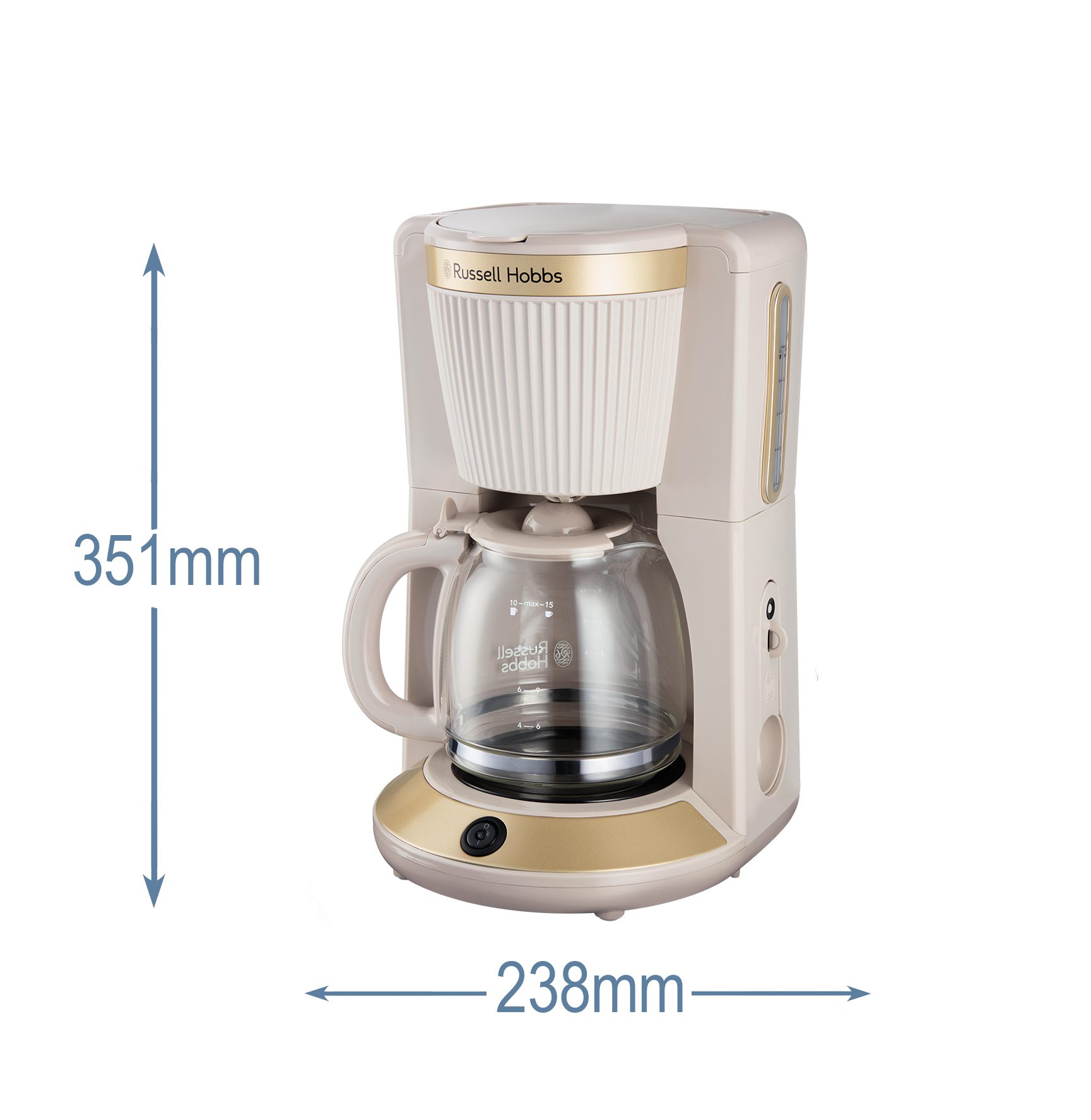 RUSSELL HOBBS 26781-56/RH Brontë Stone filteres kávéfőző – 12. kép