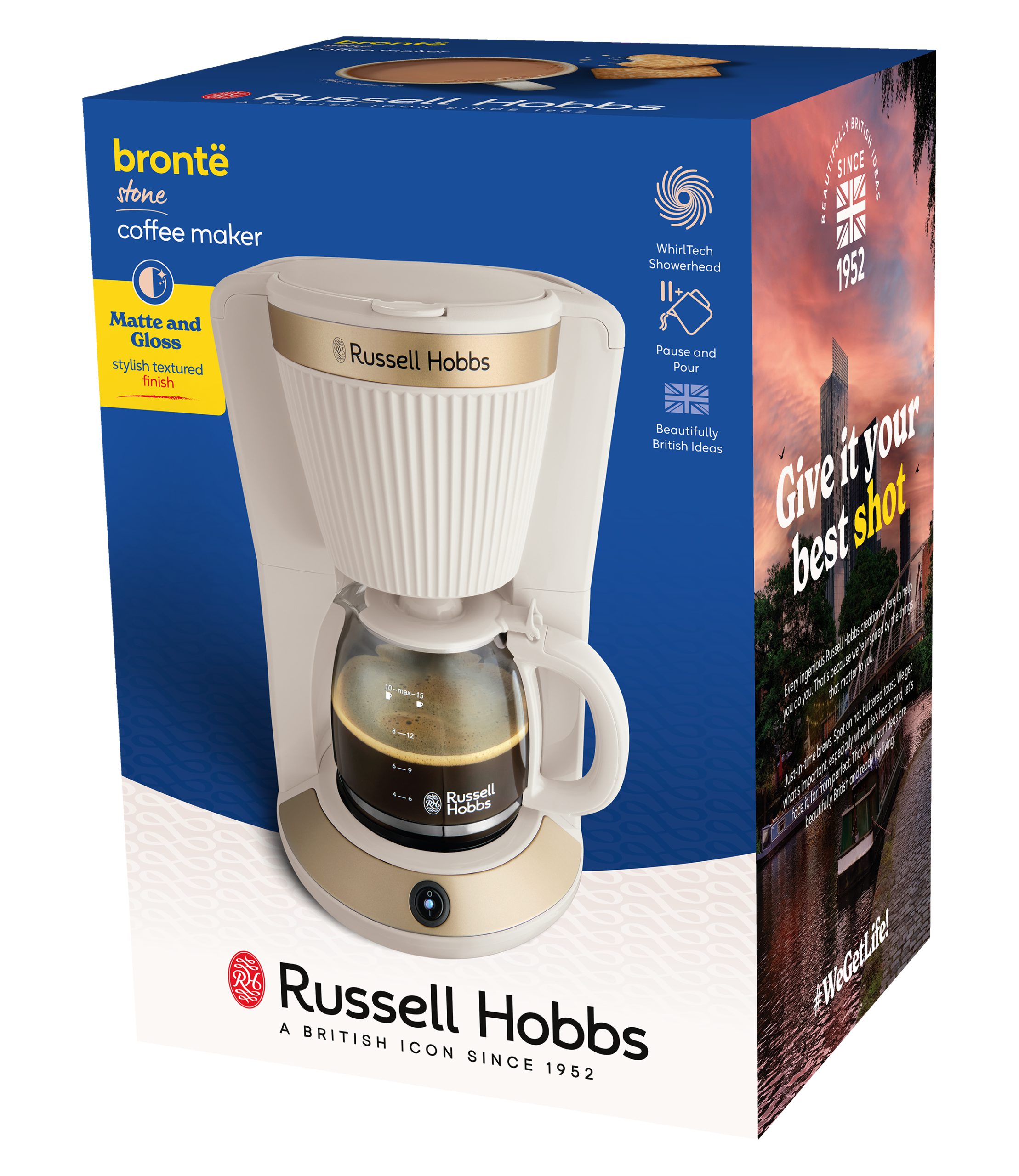 RUSSELL HOBBS 26781-56/RH Brontë Stone filteres kávéfőző – 13. kép
