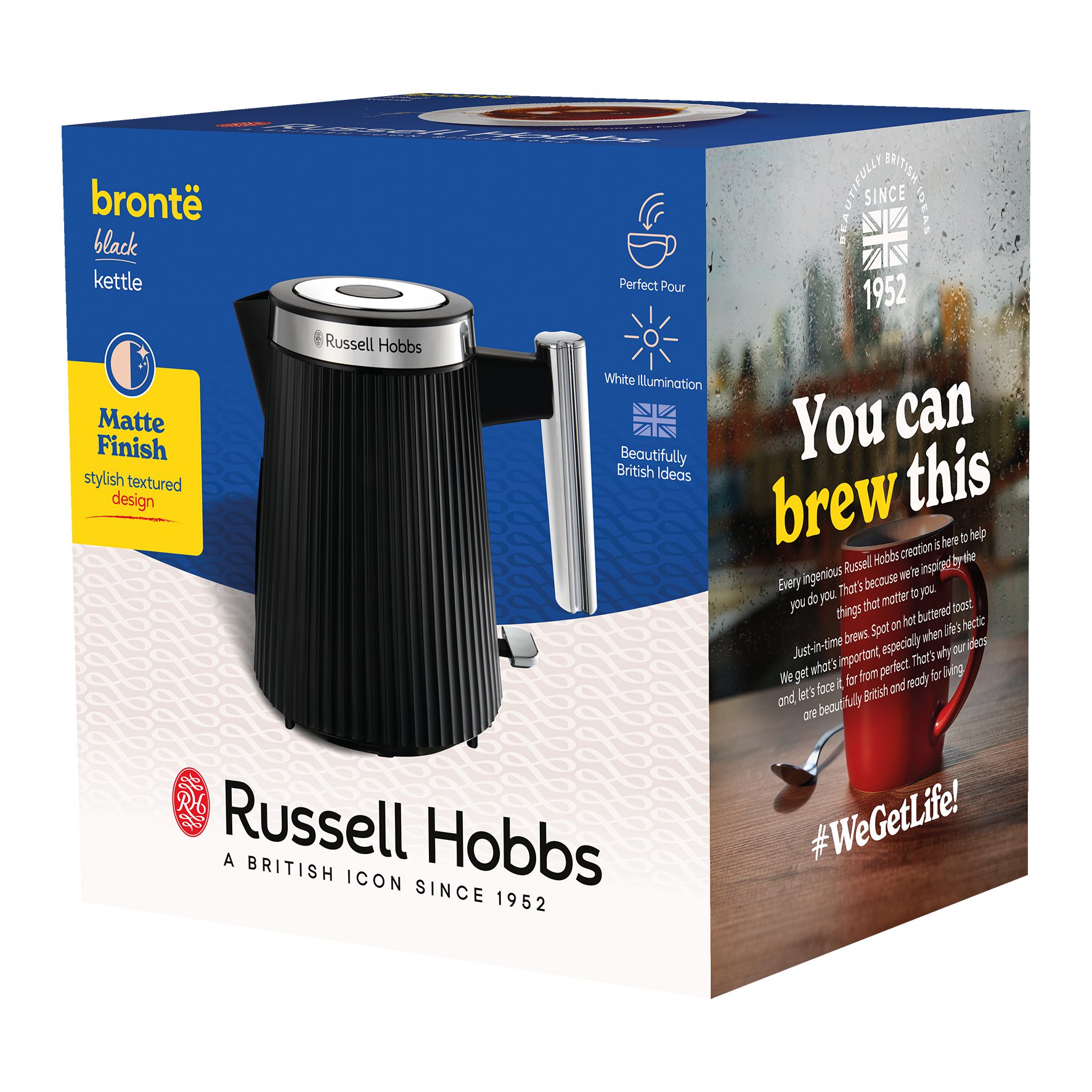 RUSSELL HOBBS 26750-70/RH Brontë Black vízforraló belső világítással – 17. kép