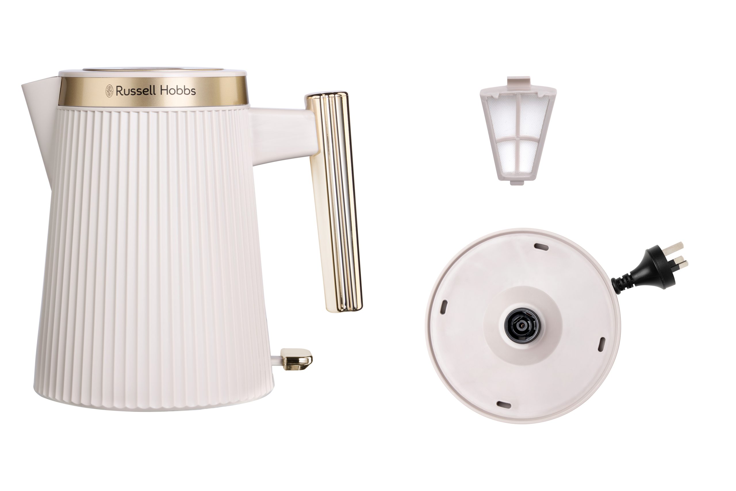 RUSSELL HOBBS 26751-70/RH Brontë Stone fehér vízforraló belső világítással – 5. kép