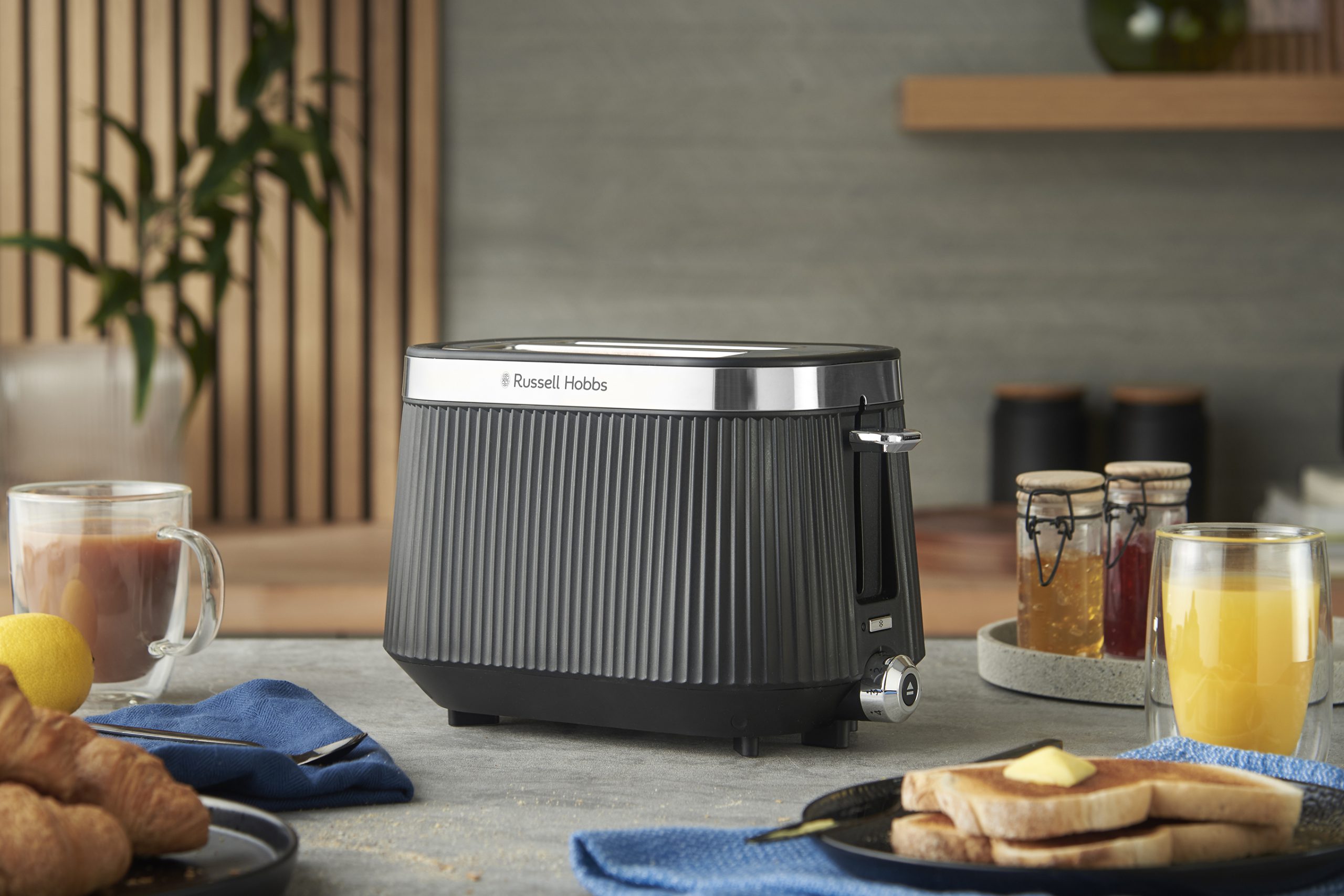 RUSSELL HOBBS 26760-56/RH Brontë Black két szeletes kenyérpirító – 7. kép