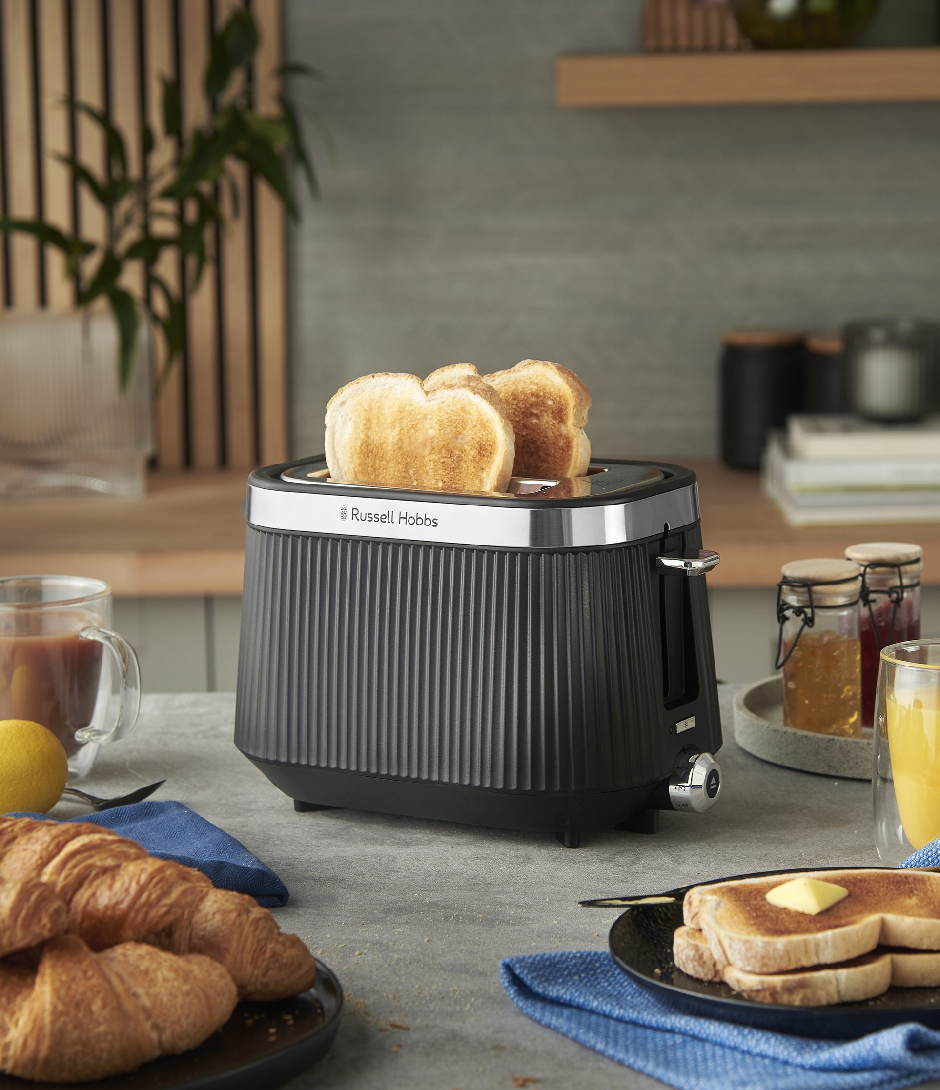 RUSSELL HOBBS 26760-56/RH Brontë Black két szeletes kenyérpirító – 10. kép