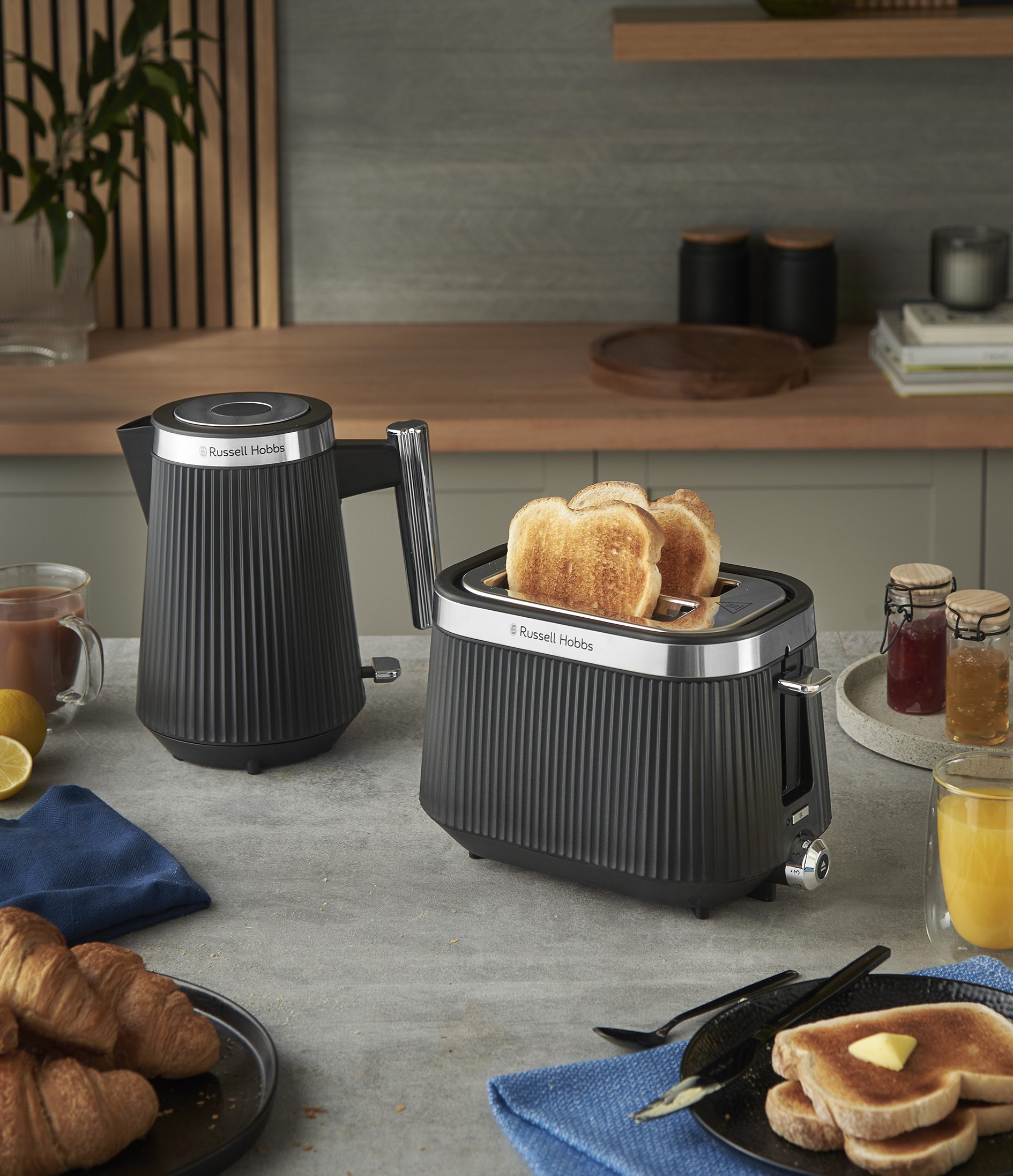 RUSSELL HOBBS 26760-56/RH Brontë Black két szeletes kenyérpirító – 17. kép