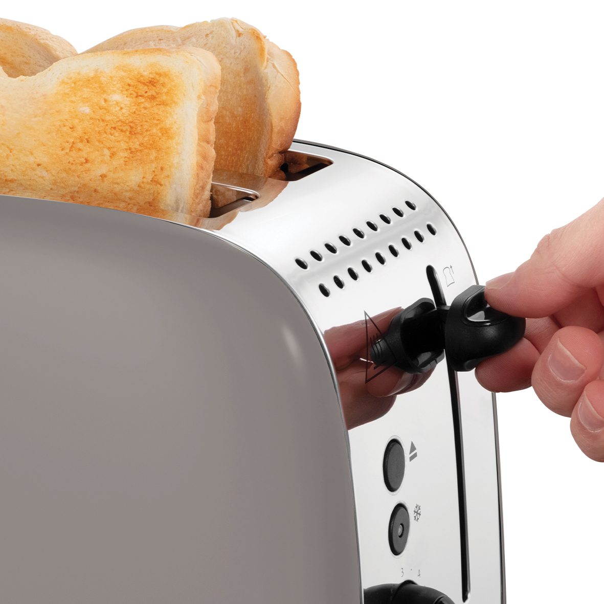 RUSSELL HOBBS 26931-56/RH Colours Plus Mocha kenyérpirító hosszú nyílásokkal – 6. kép