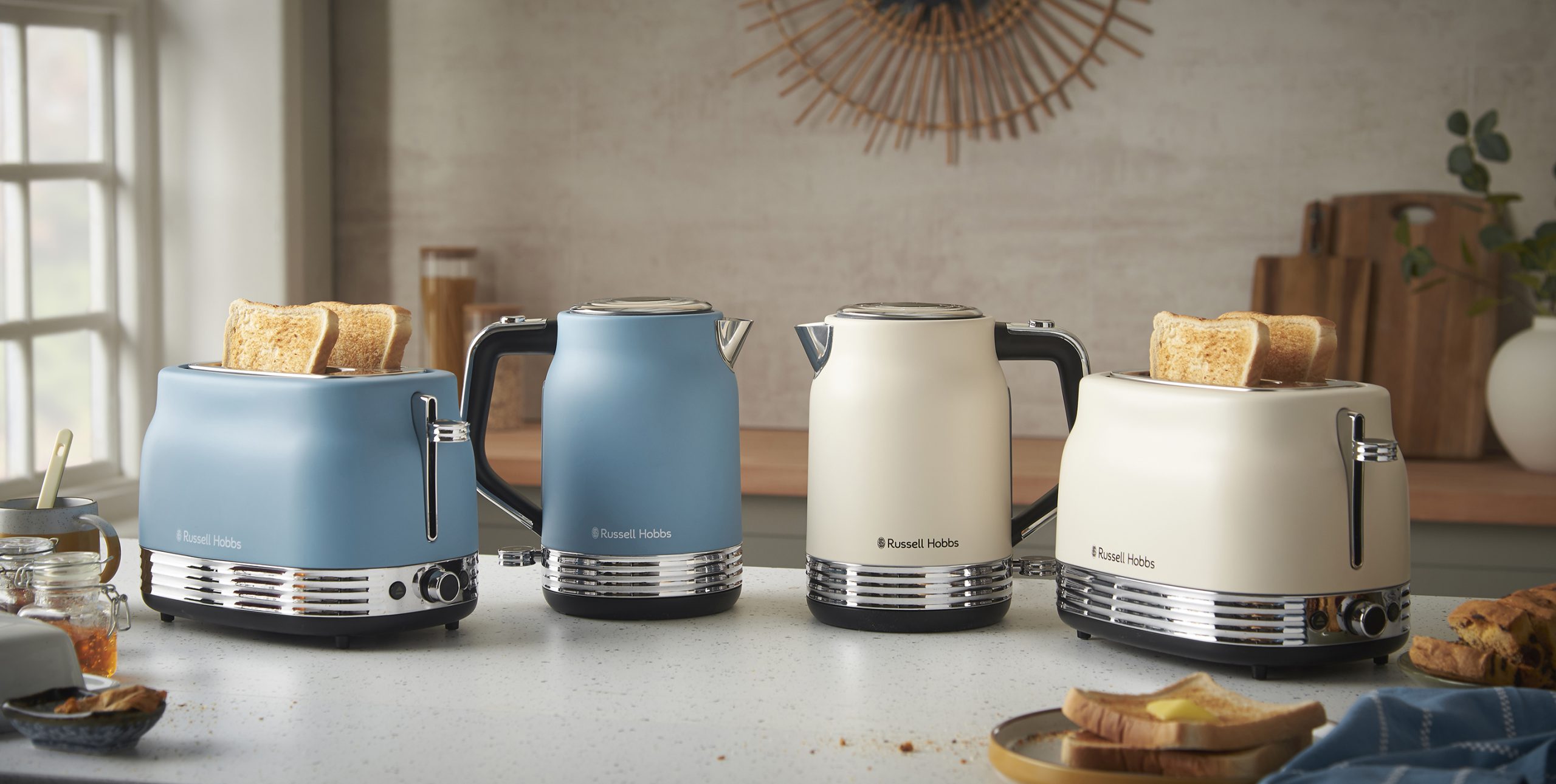 RUSSELL HOBBS 28650-56/RH Hanley Jasmine kétrekeszes kenyérpirító – 9. kép