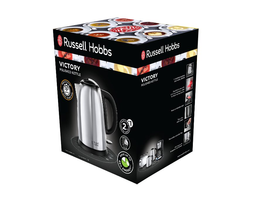 RUSSELL HOBBS 23930-70/RH Victory rozsdamentes acél vízforraló, 1,7 l – 2. kép