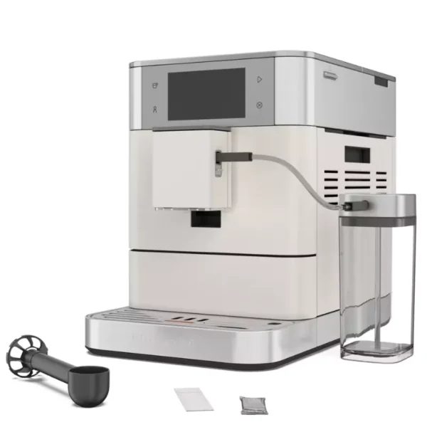 KITCHENAID 5KES8558EPL KF8 automata eszpresszó kávéfőző növényi ital programmal, porcelán fehér – 6. kép