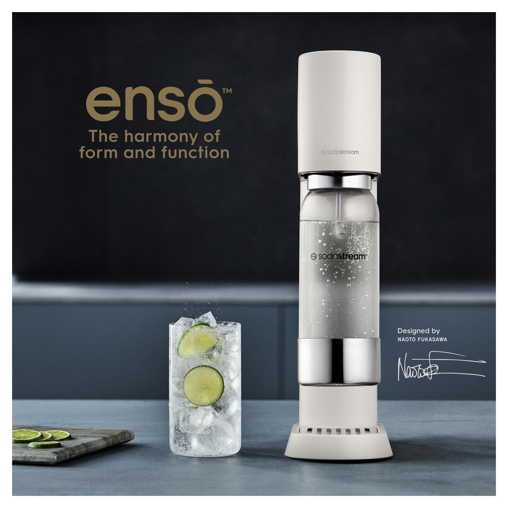 SODA STREAM SM ENSO SAND szódagép Quick Connect rendszerrel, homok színben – 3. kép