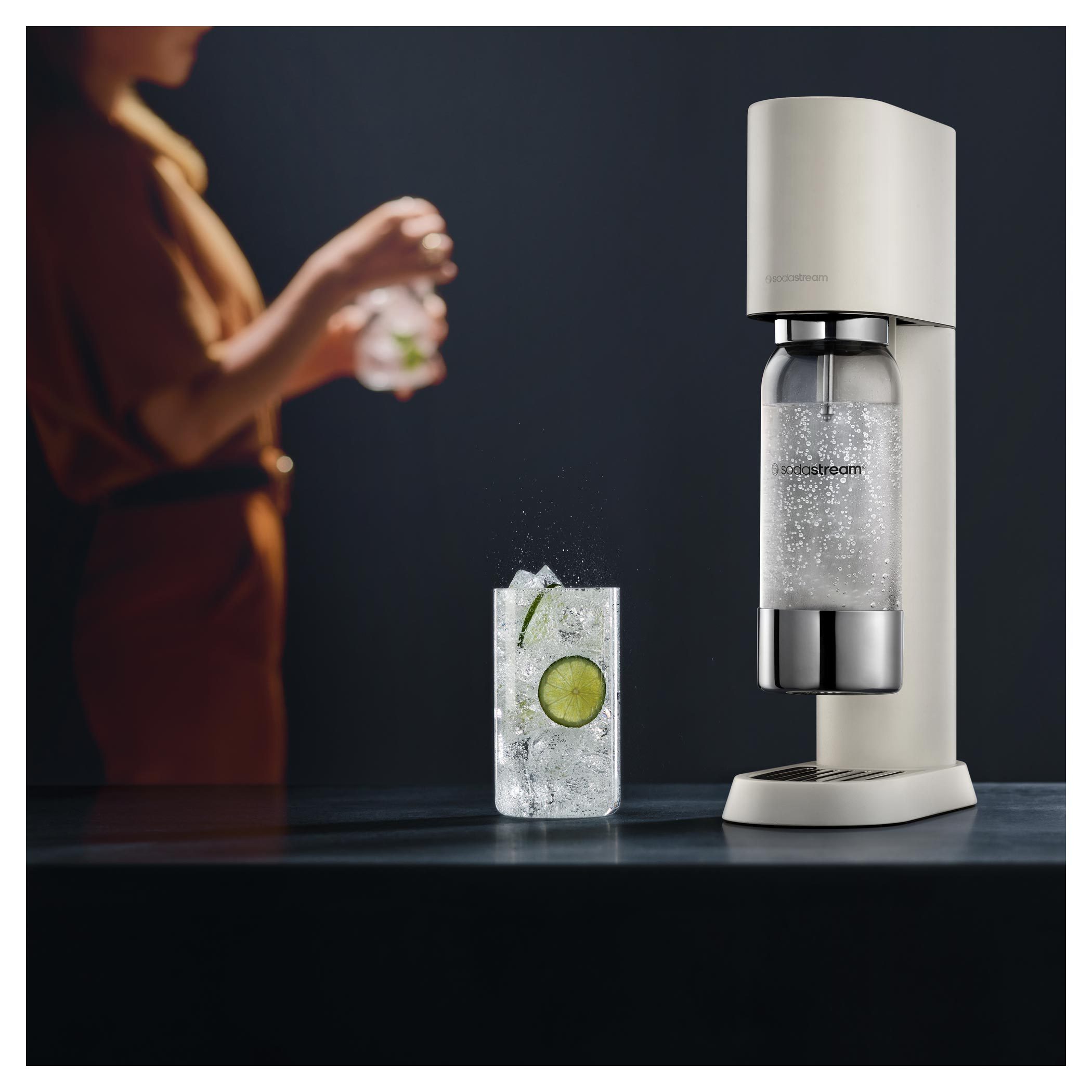 SODA STREAM SM ENSO SAND szódagép Quick Connect rendszerrel, homok színben – 4. kép