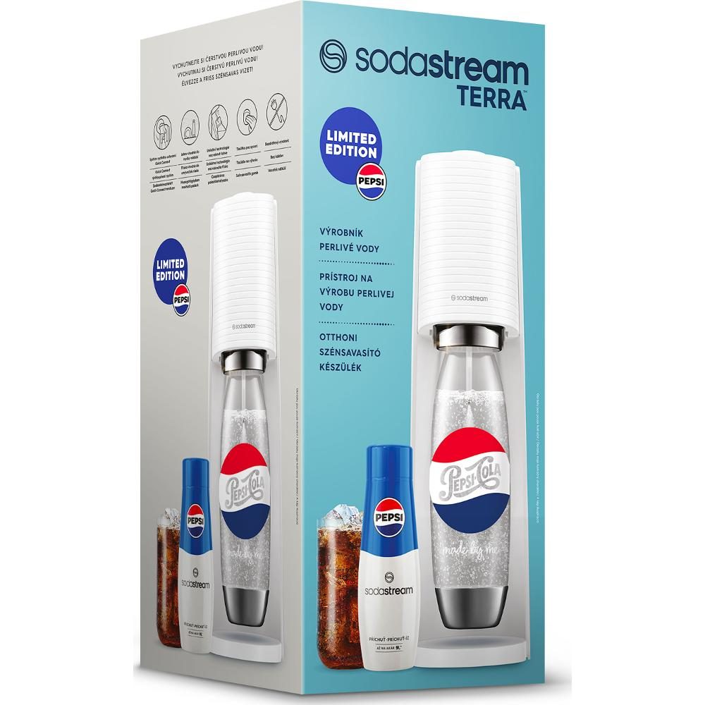 SODA STREAM SM TERRA fehér szódagép Pepsi MegaPack csomaggal – 3. kép