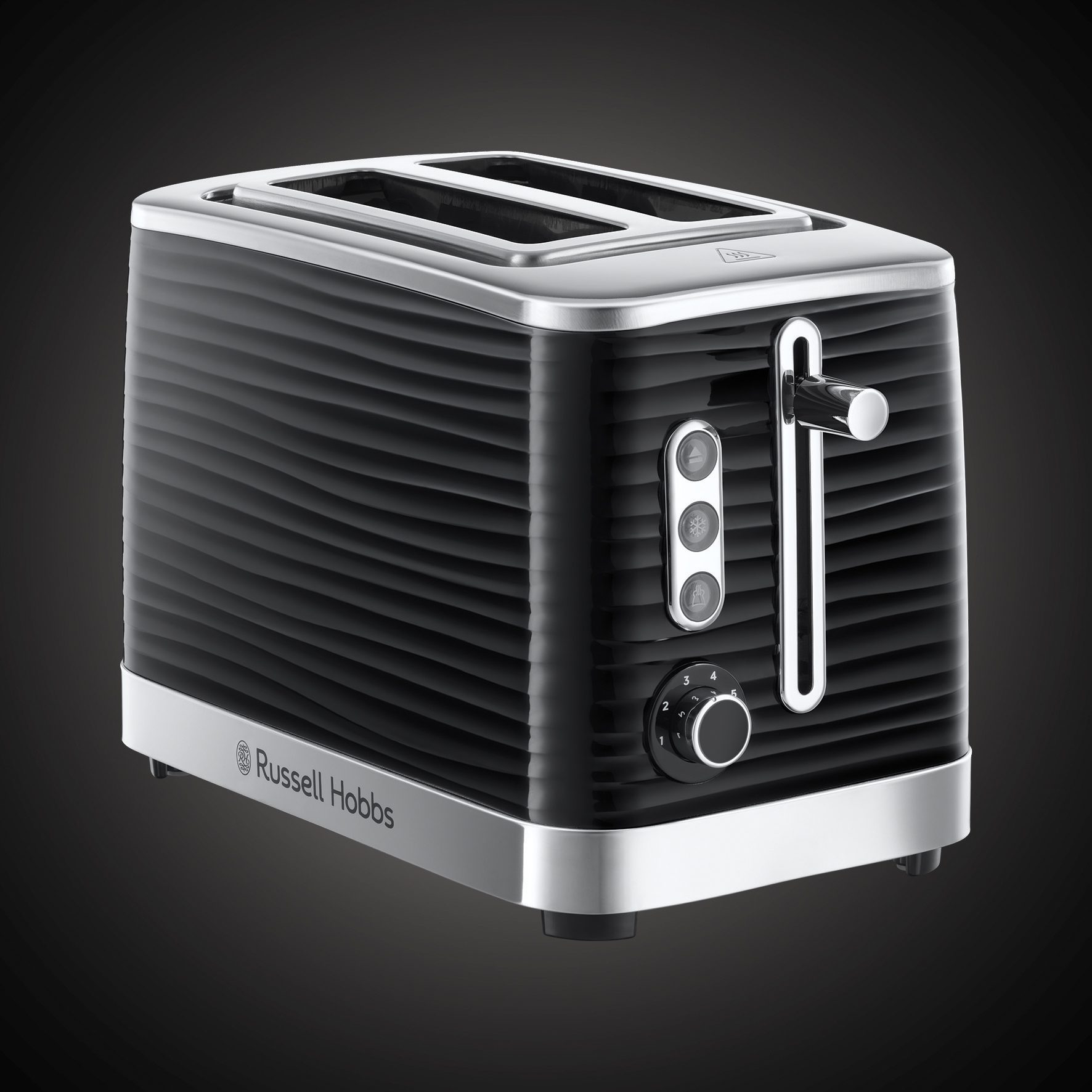 RUSSELL HOBBS 24371-56/RH Inspire két szeletes kenyérpirító, fekete – 5. kép