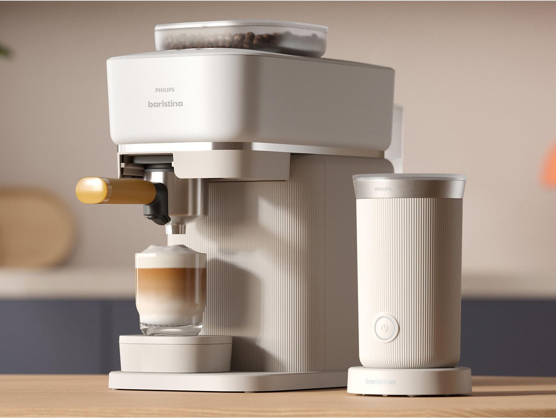 PHILIPS BAR311/00 Baristina fehér tejhabosító 0,12 literes kapacitással – 5. kép