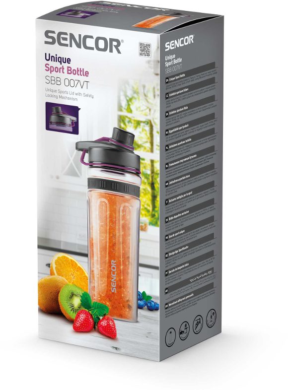 SENCOR SBB 007VT lila smoothie sportpalack, 0,6 l – 3. kép