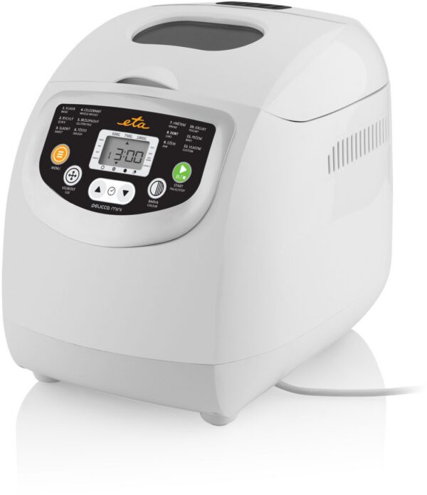 ETA 8149 Delicca mini kenyérsütő 12 programmal, 1 kg-os kapacitással