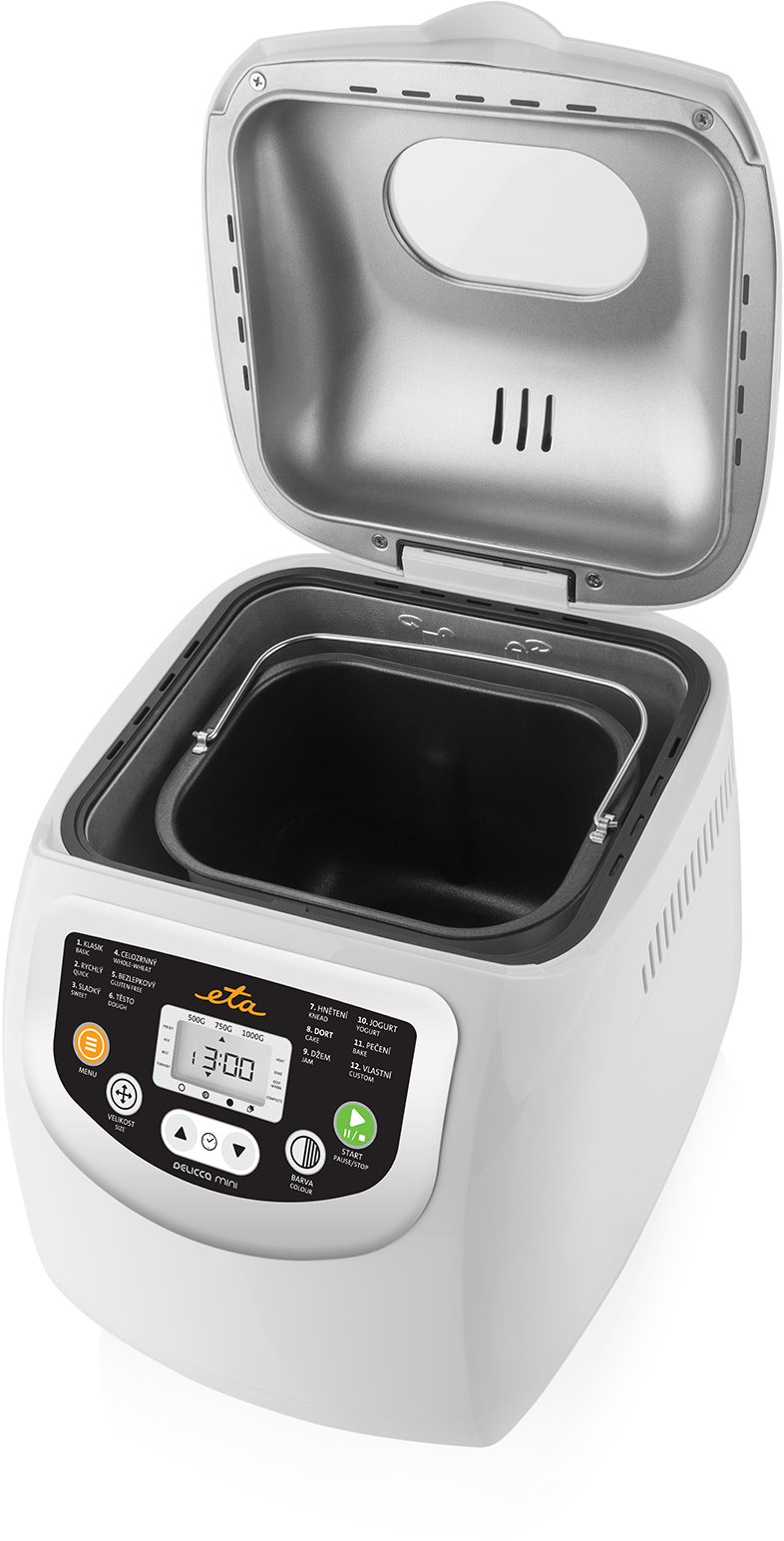 ETA 8149 Delicca mini kenyérsütő 12 programmal, 1 kg-os kapacitással – 2. kép