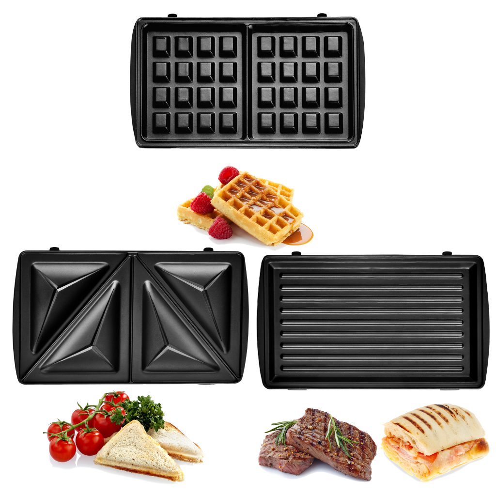 HYUNDAI SM627 3 az 1-ben szendvics-, gofri- és paninisütő – 2. kép