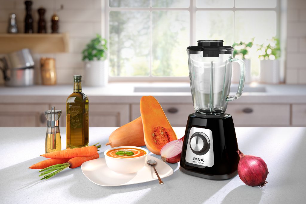 TEFAL BL435831 Blendforce 2 fekete üvegkancsós turmixgép 800 W – 3. kép