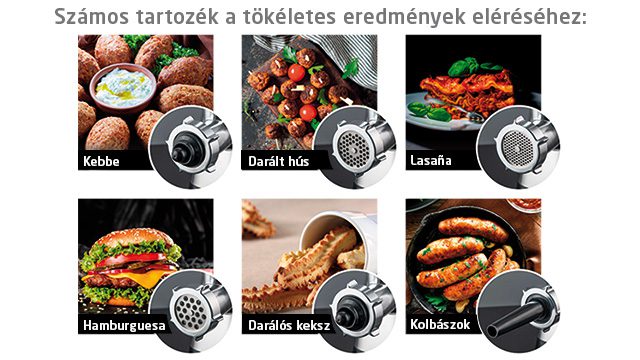 KOENIC KMG 4151 B húsdaráló 2000 W teljesítménnyel, fekete – 7. kép
