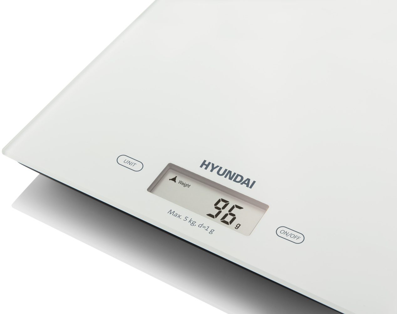 HYUNDAI KVE893 digitális konyhai mérleg üvegfelülettel – 4. kép