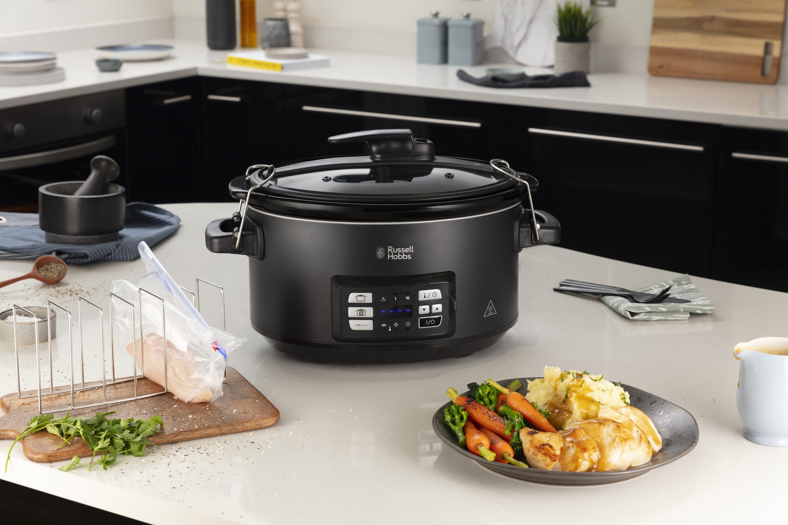 RUSSELL HOBBS 25630-56/Rh 3 az 1-ben sous vide és lassúfőző – 5. kép