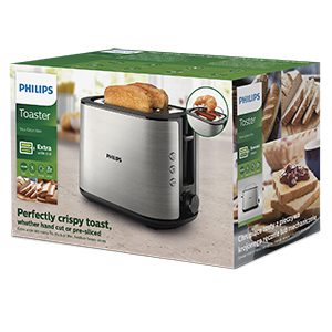 PHILIPS HD2650/90 Viva Collection ezüst kenyérpirító 8 pirítási fokozattal – 10. kép
