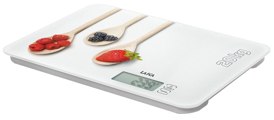 LAICA KS5020W digitális üveg konyhamérleg, 20 kg-os kapacitással – 2. kép