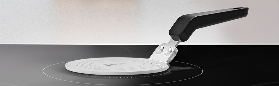 BIALETTI DCDESIGN08 rozsdamentes acél indukciós alátét kotyogó kávéfőzőhöz – 3. kép