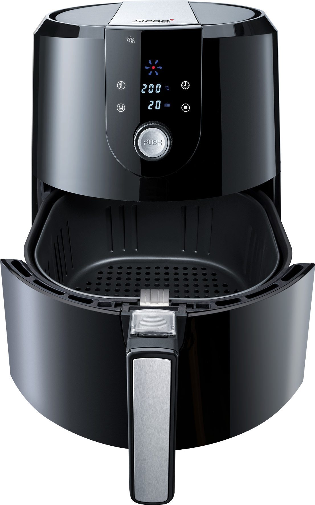 STEBA HF5000XL 5,2 literes fekete forrólevegős sütő – 2. kép