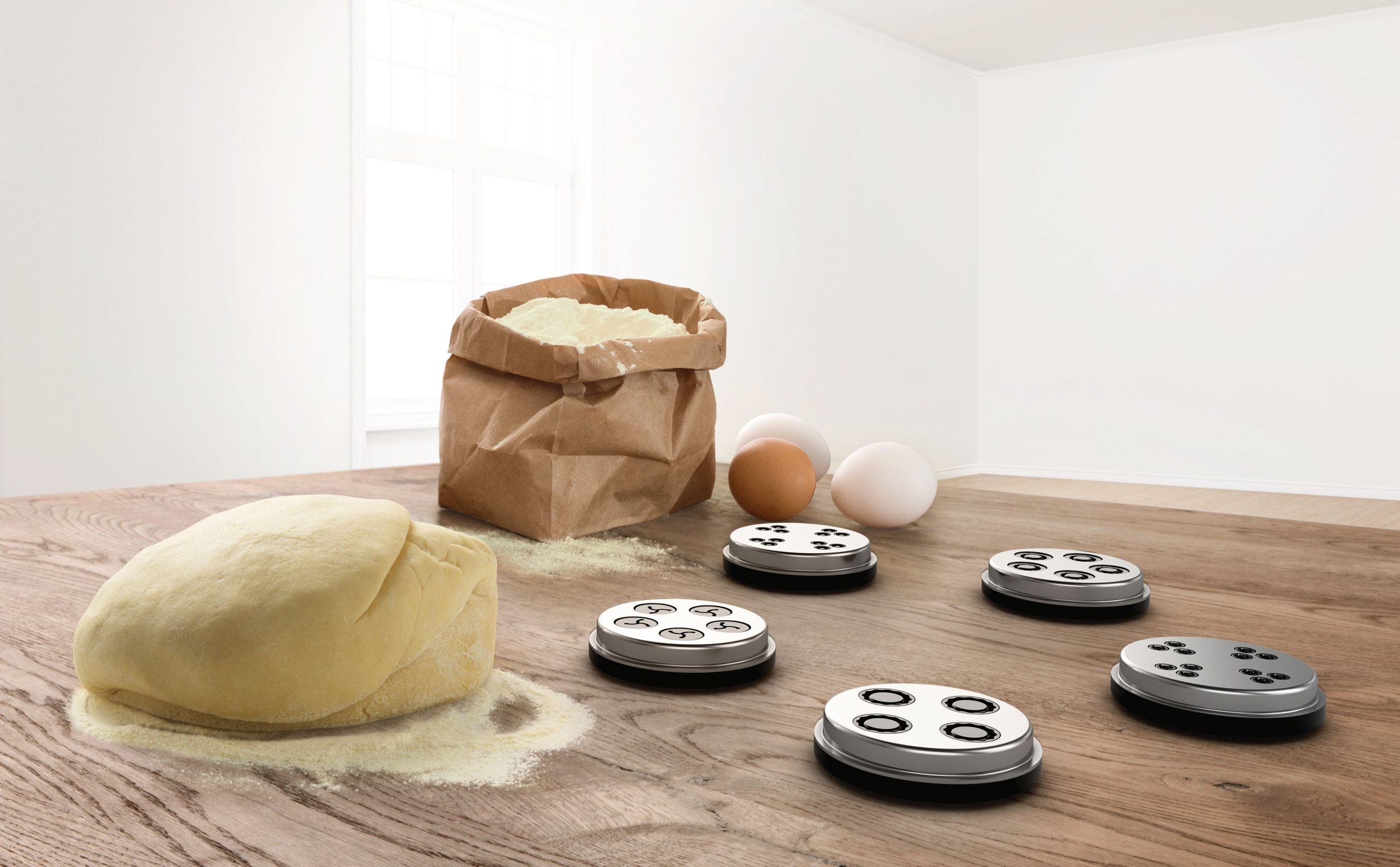 BOSCH MUZ9PP2 nemesacél tésztakészítő korongkészlet, 5 darabos – 3. kép